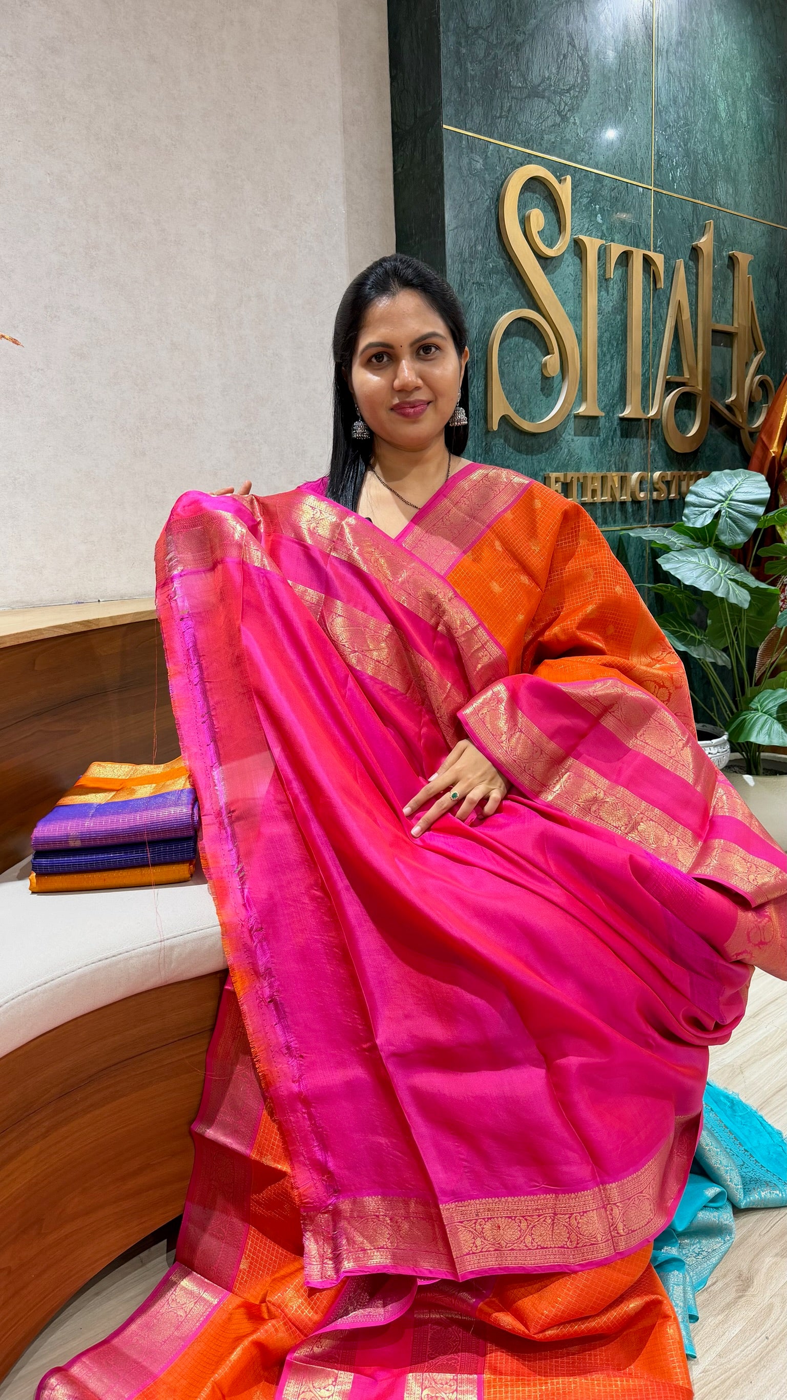 Light weight vintage kanchi pattu