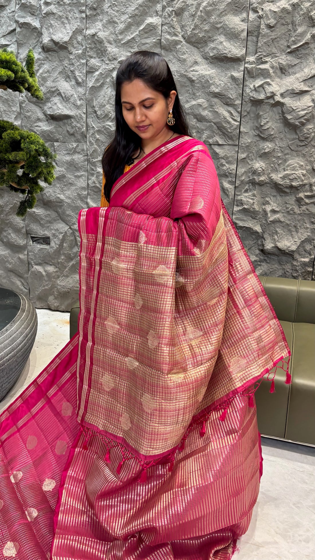 Budget mango pattu rani pink