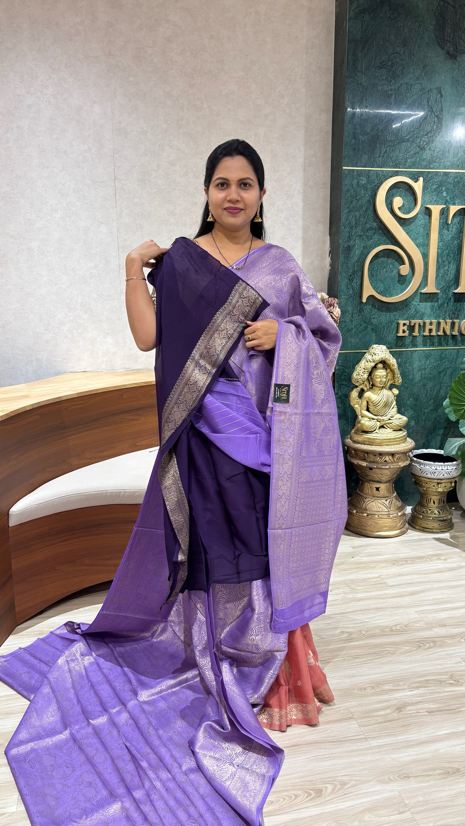 Crepe georgette all over