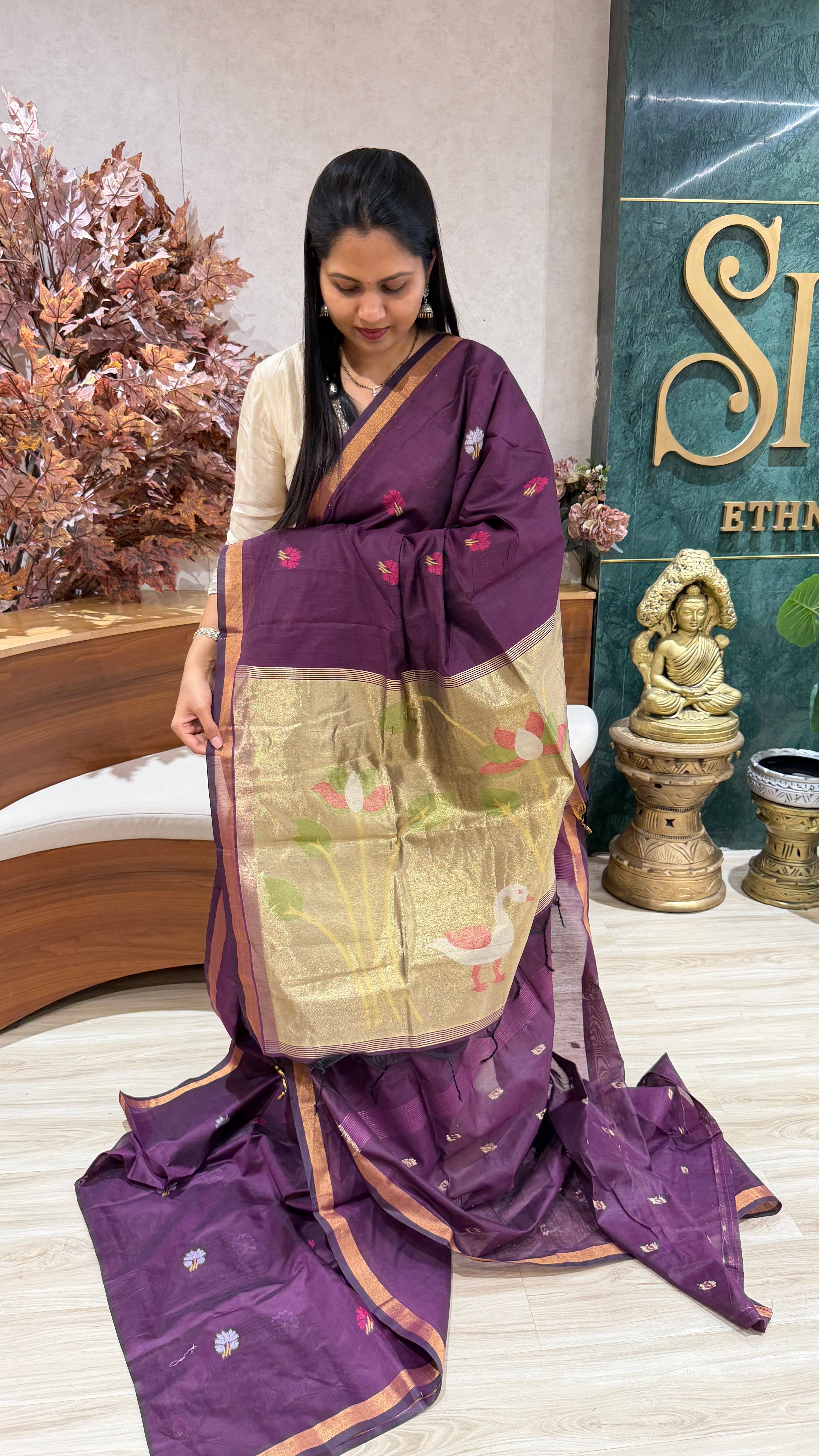 Fancy chanderi