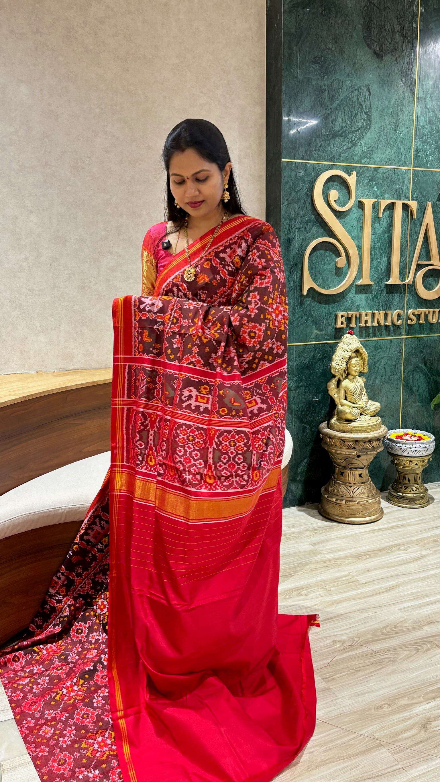 Pure patola flower design