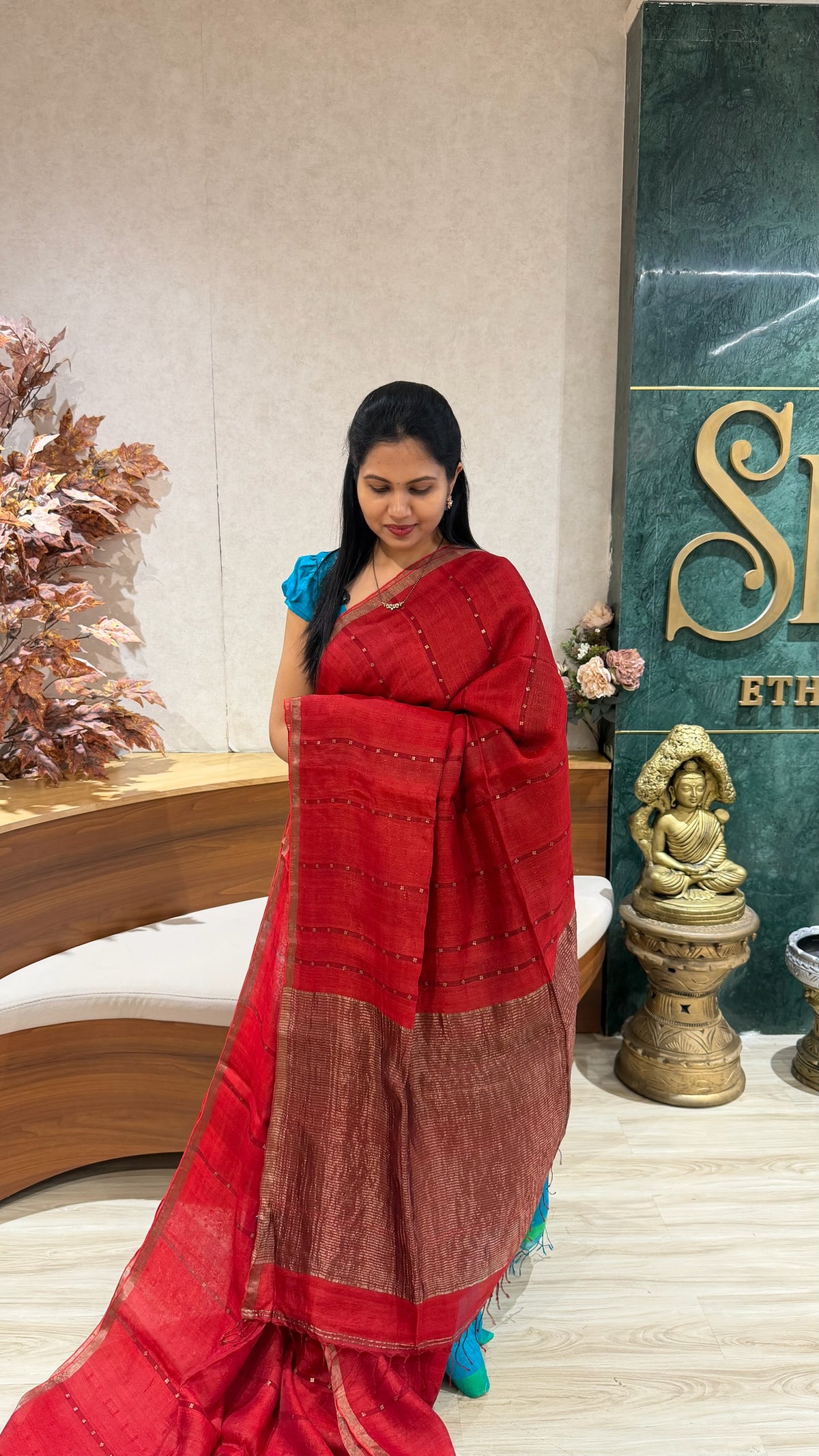 Handloom muslin kora