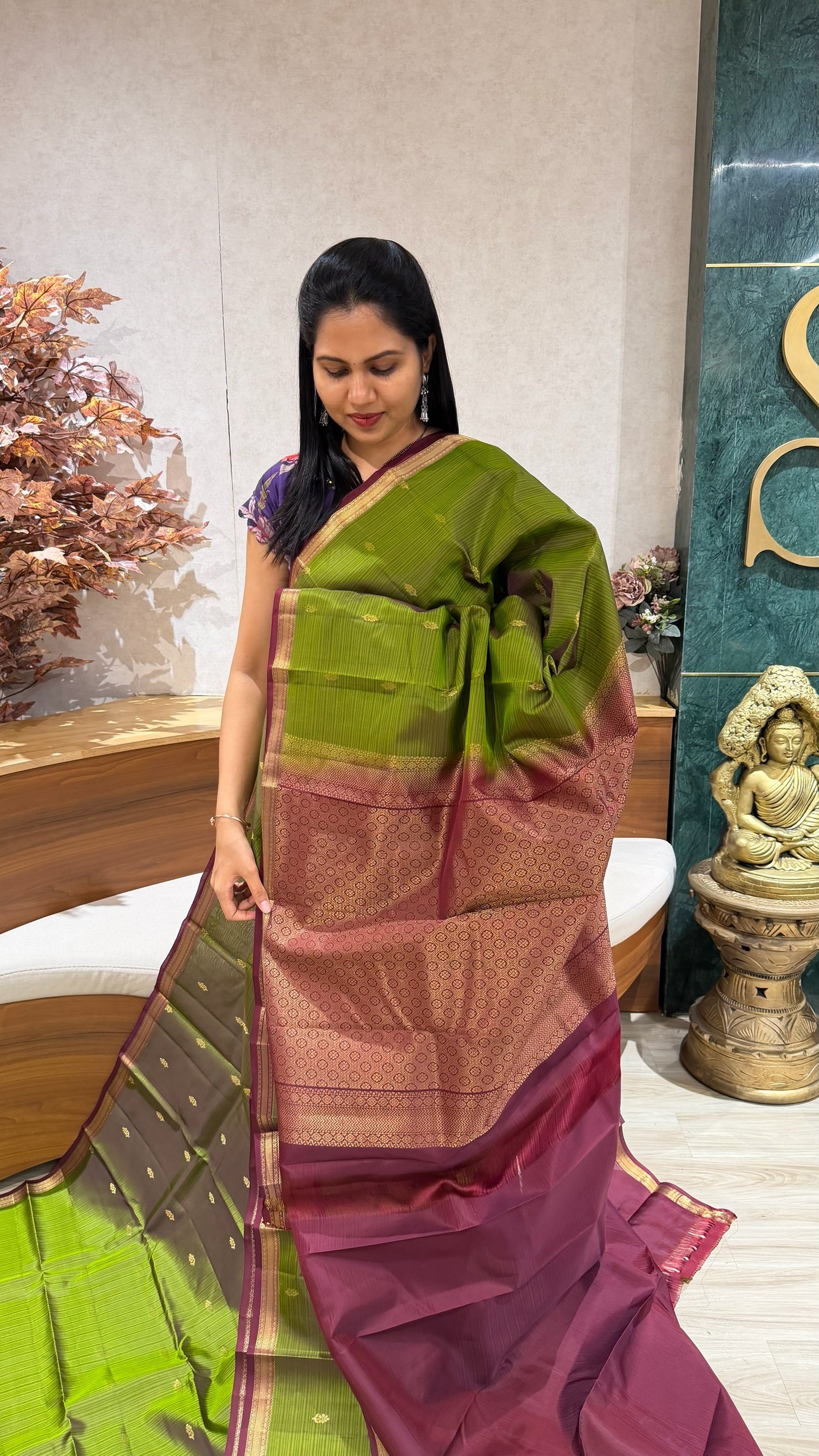 Small border kanchi pattu