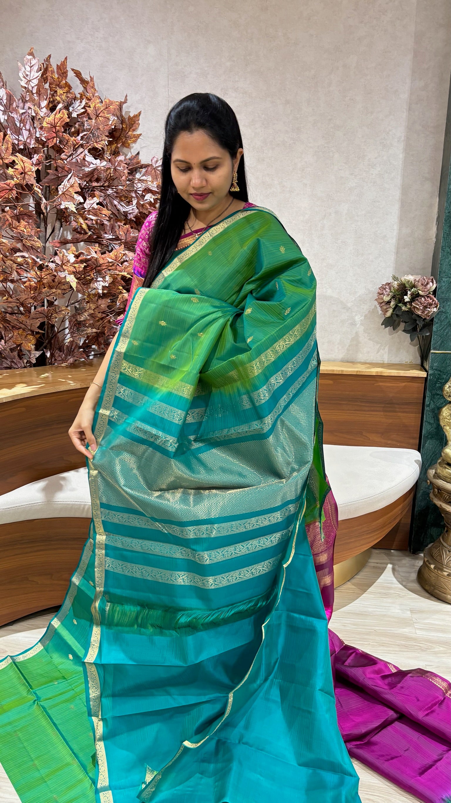 Kanchi pattu small border