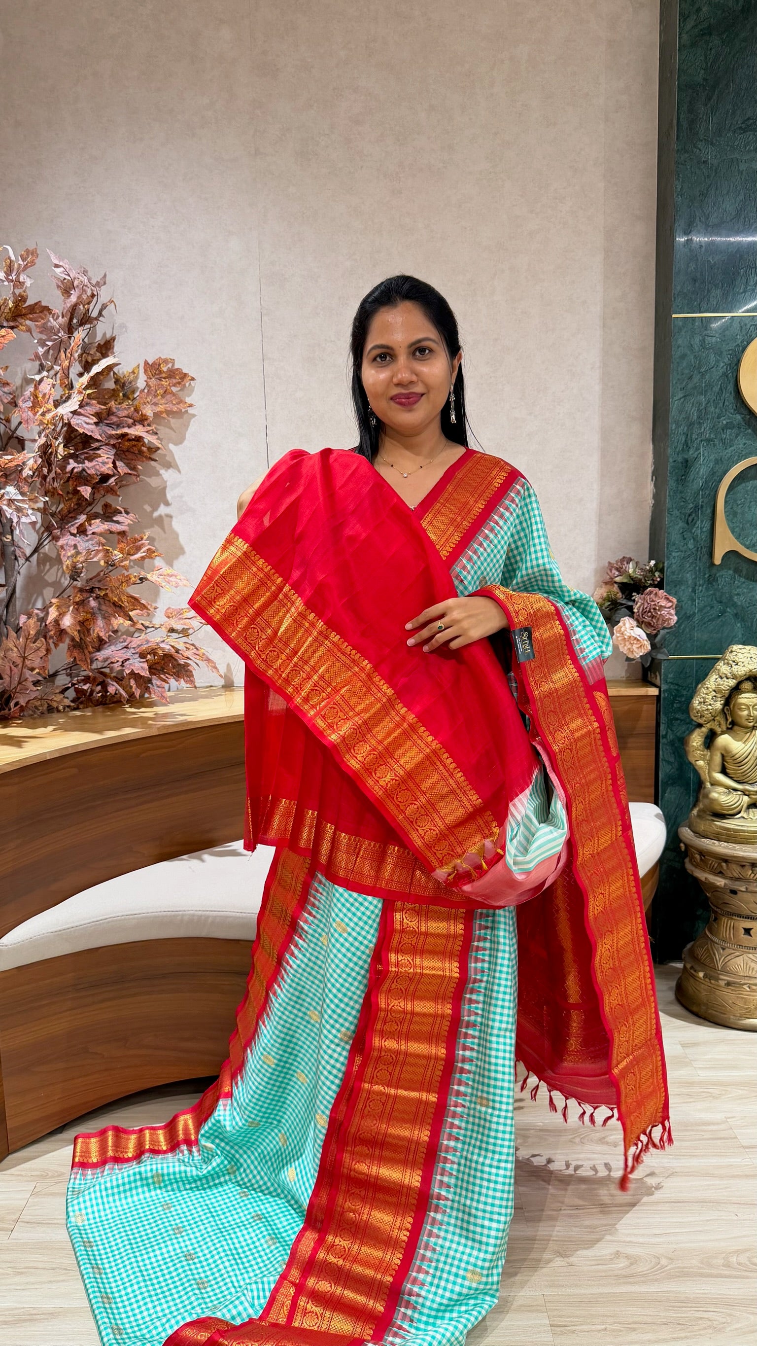 Handloom Gadwal pattu