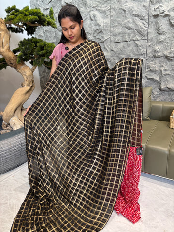 Pure chiffon checks