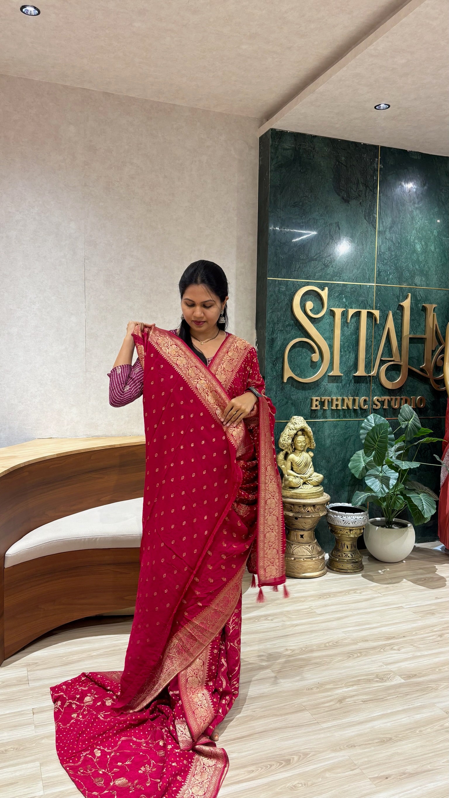 Chinnon bandhini pink