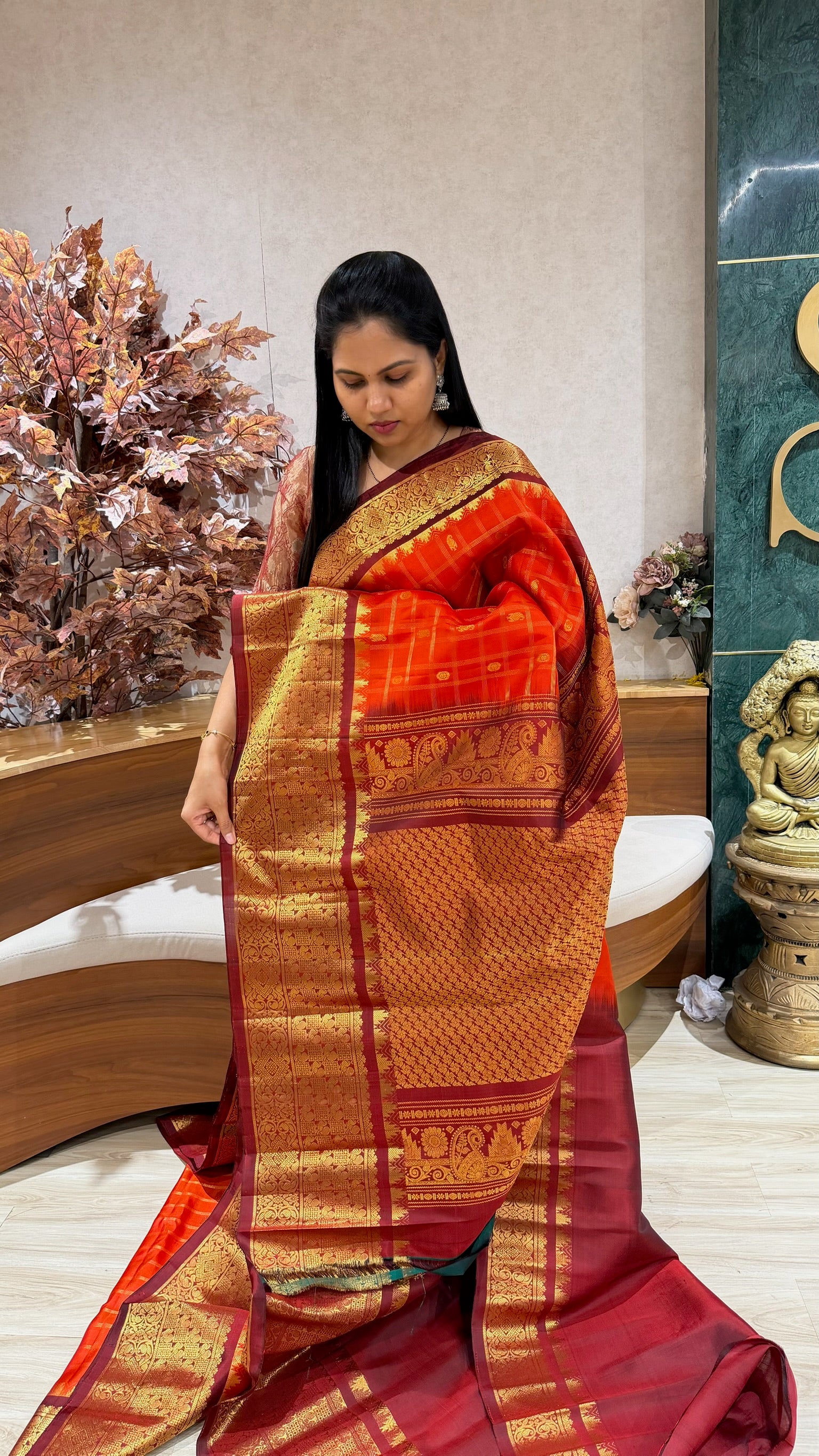 Handloom Gadwal pattu