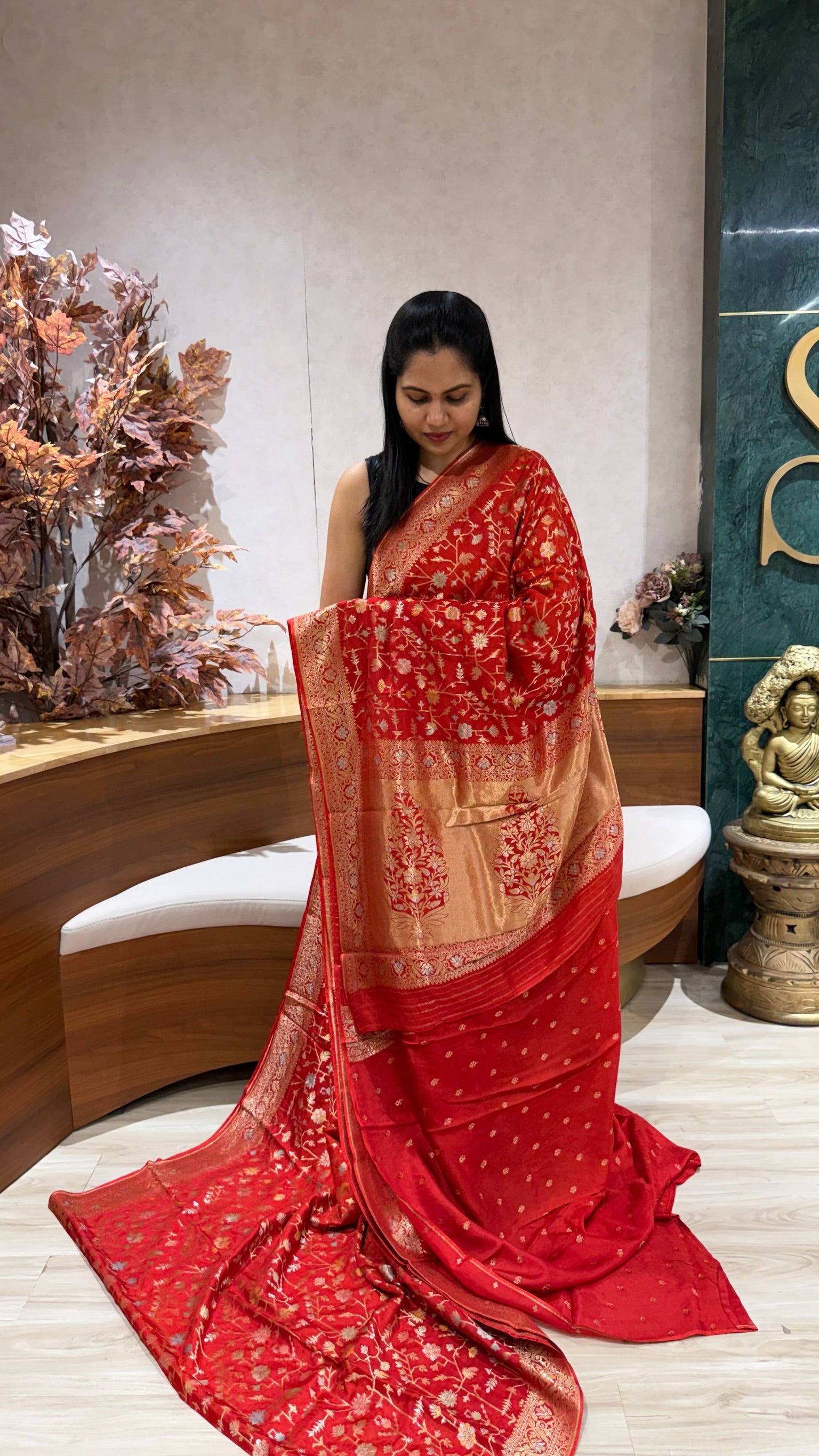 Fancy munga jhamdani weaving