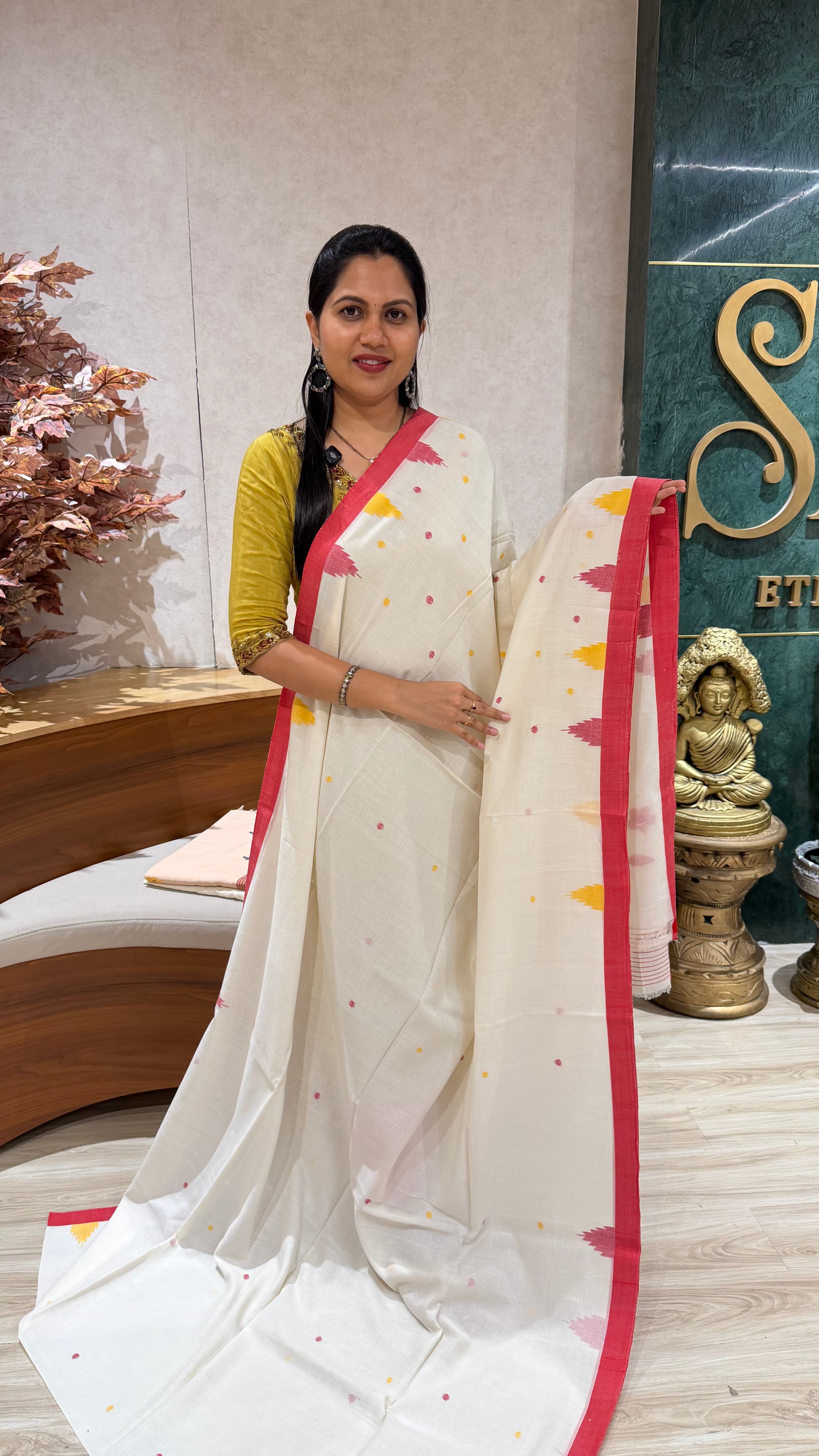 Mull cotton no blouse