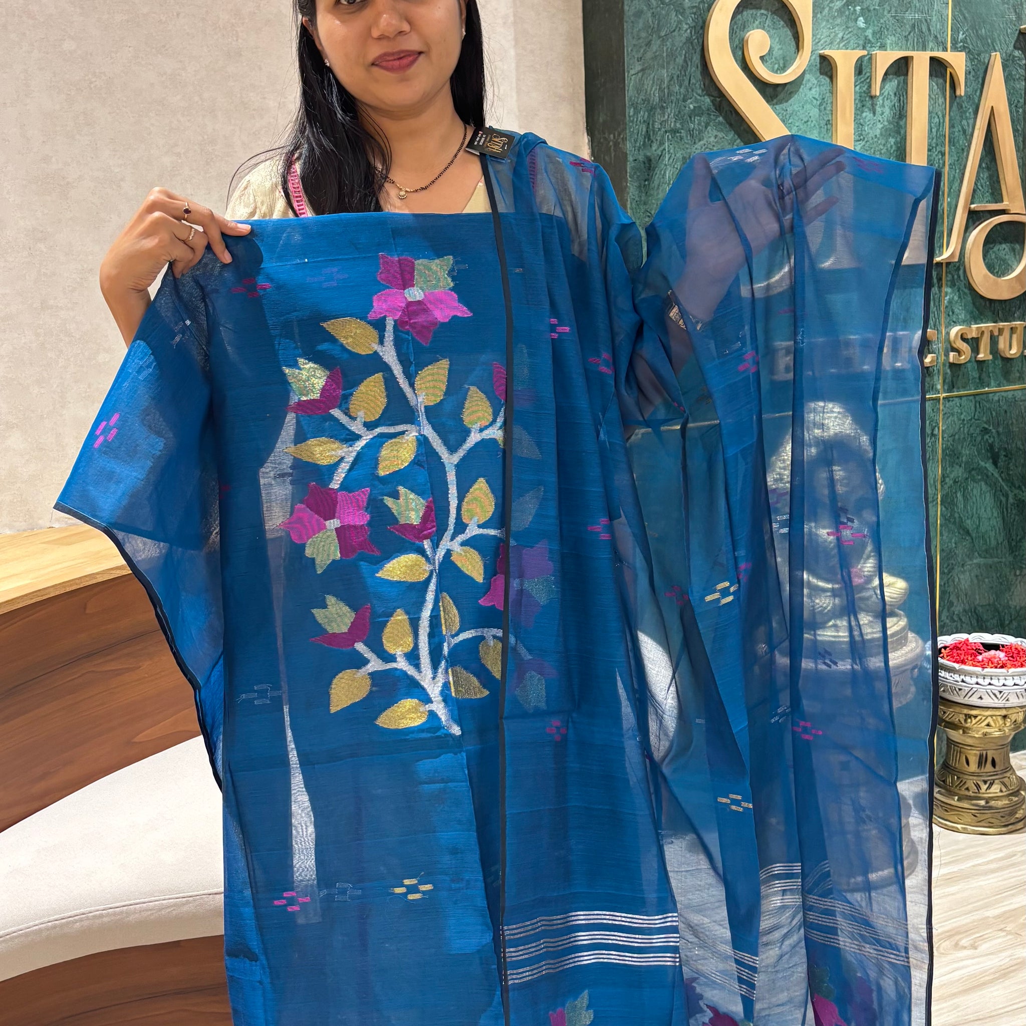 Jhamdani top duppata