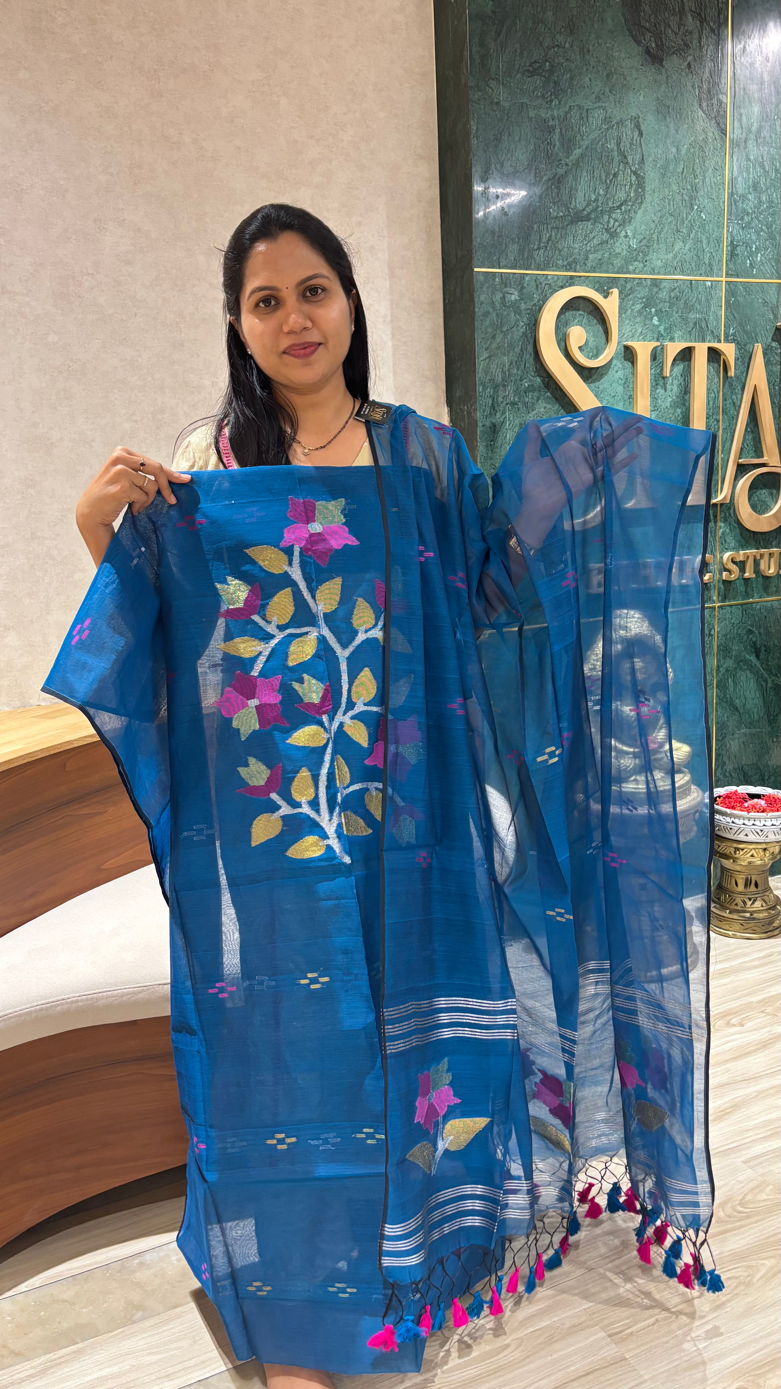 Jhamdani top duppata