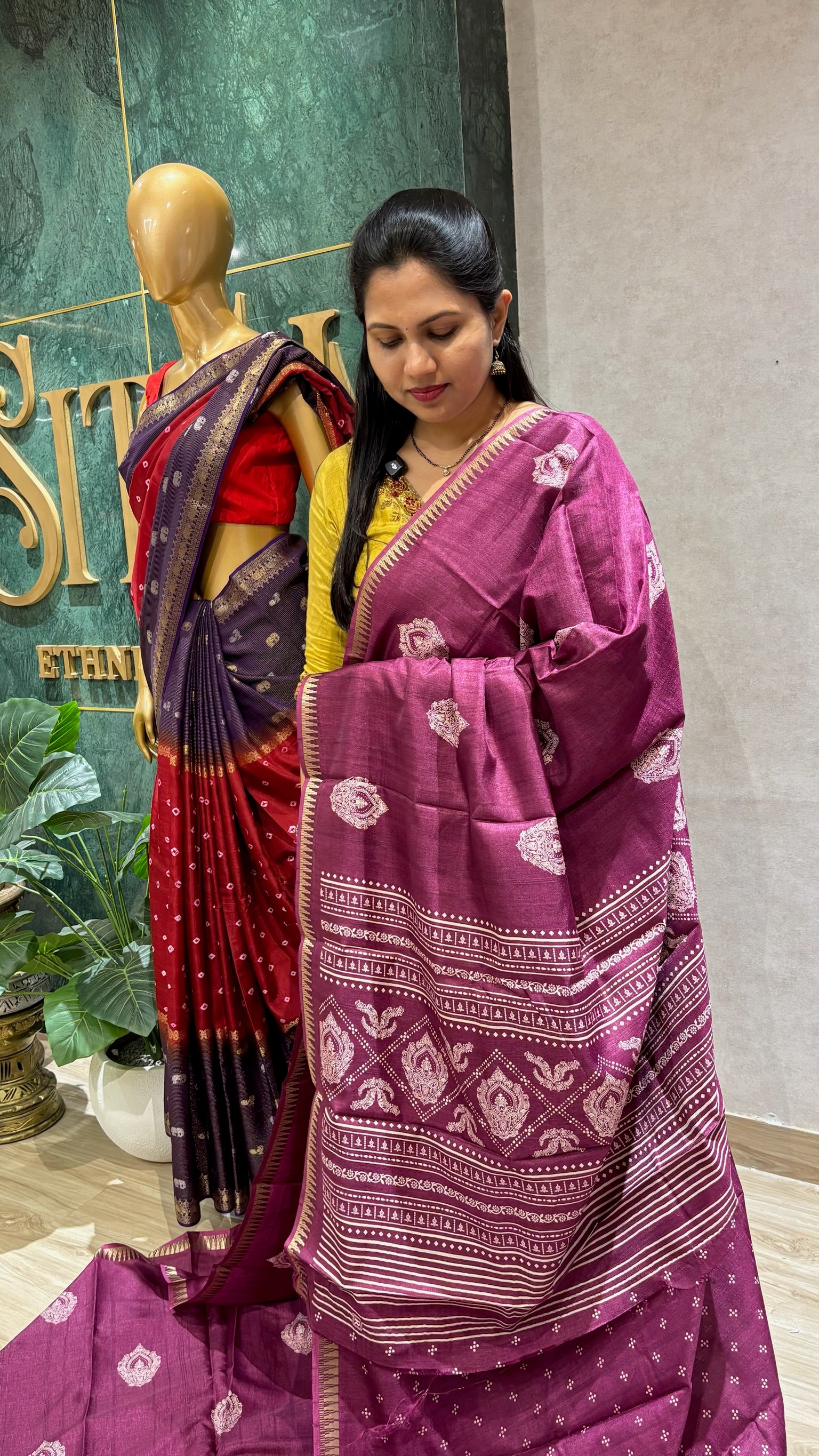 Soft tussar pattern 1