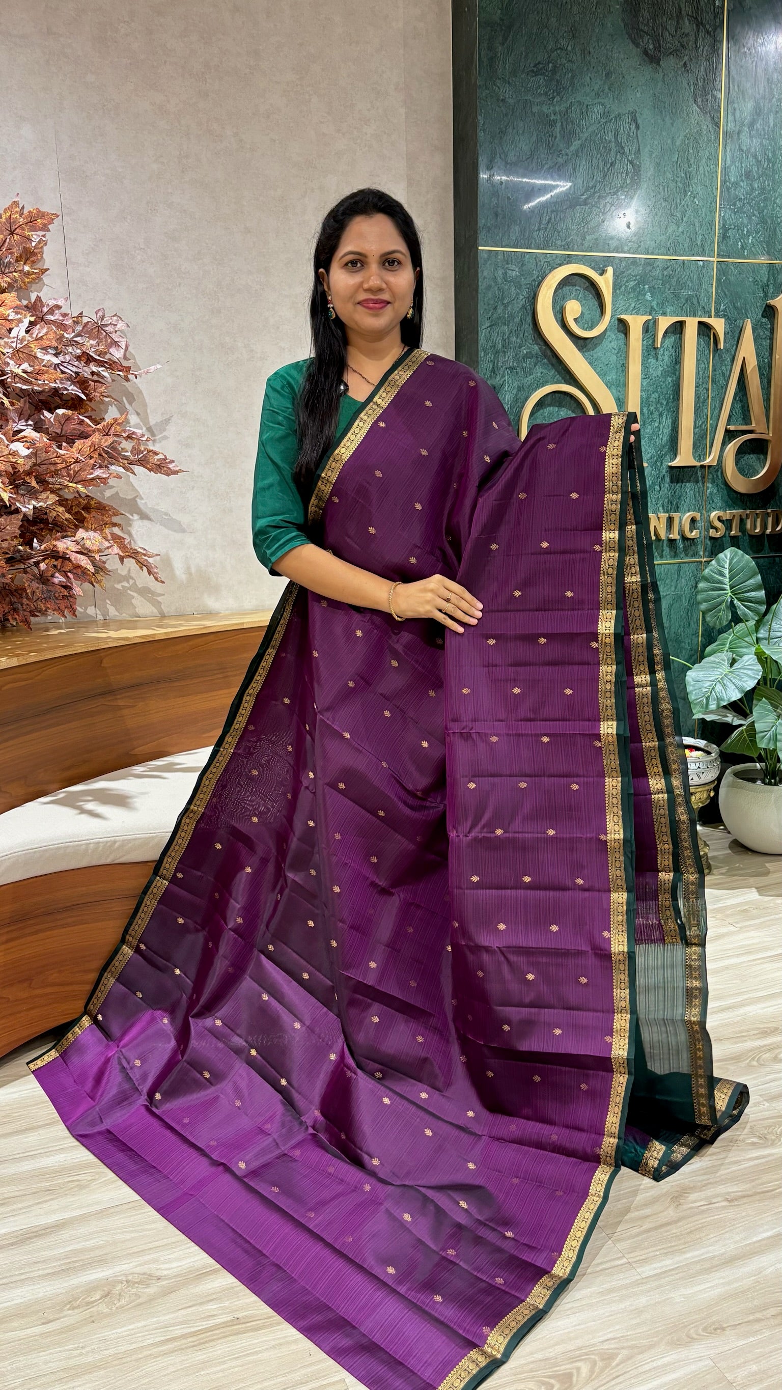 Small border kanchi pattu