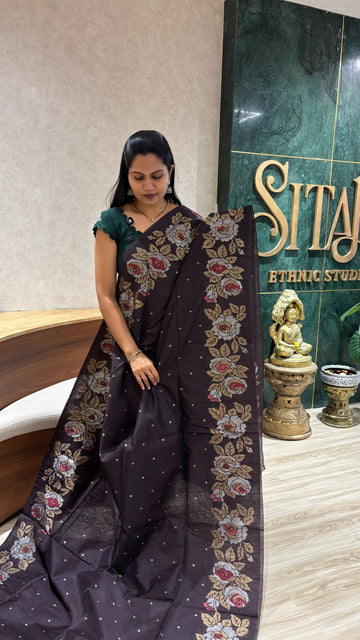 Madhuram linen brown