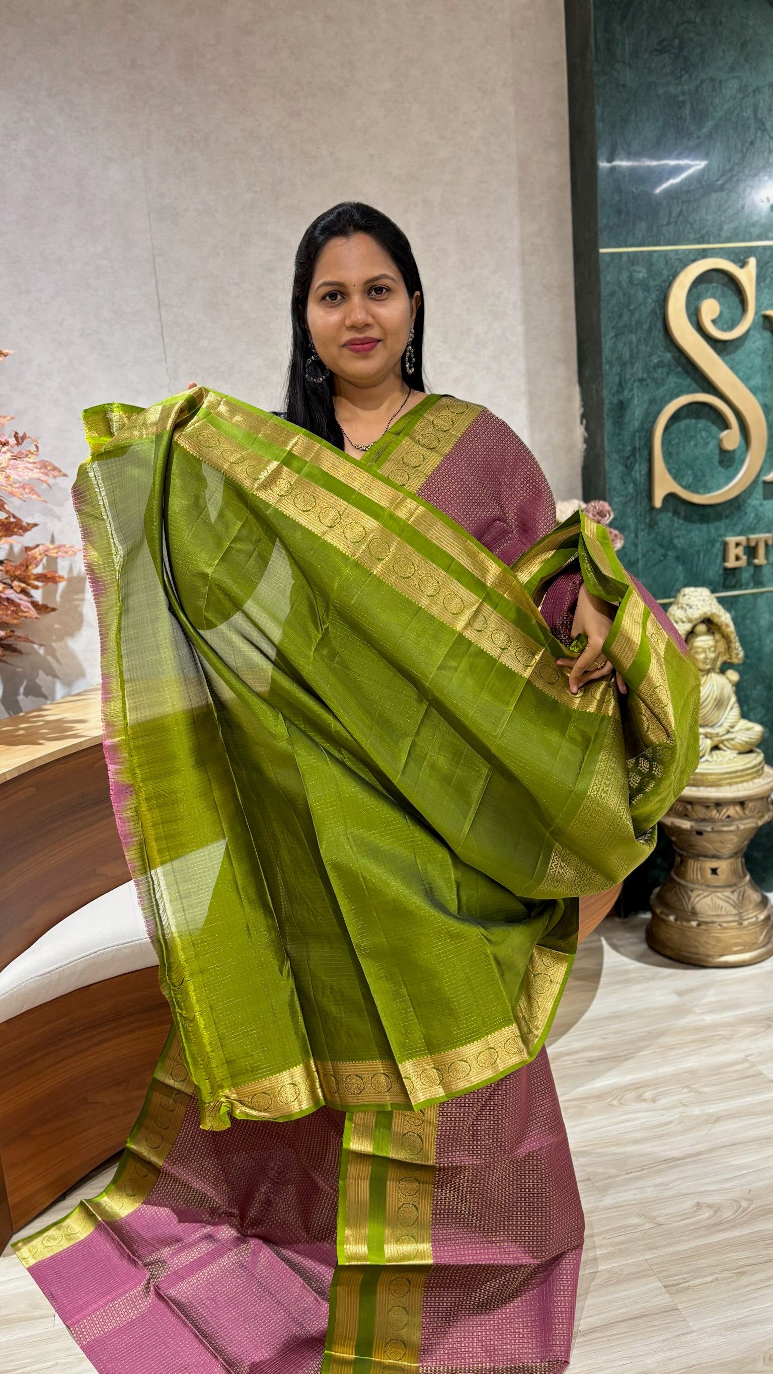 Kanchi pattu checks