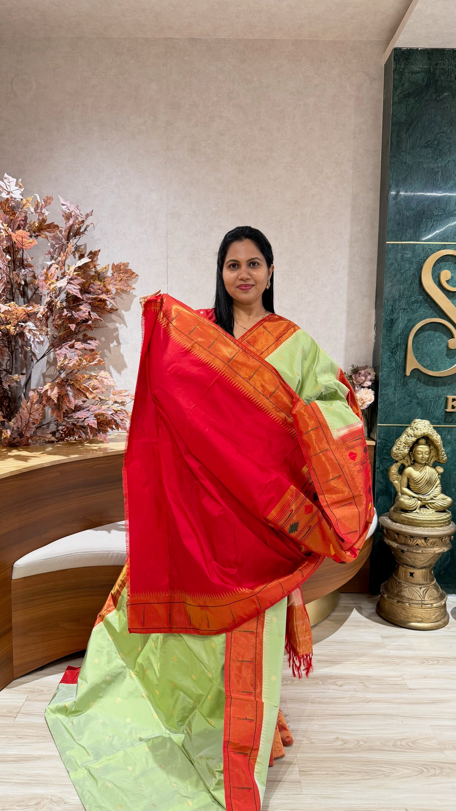 Pure silk paithani
