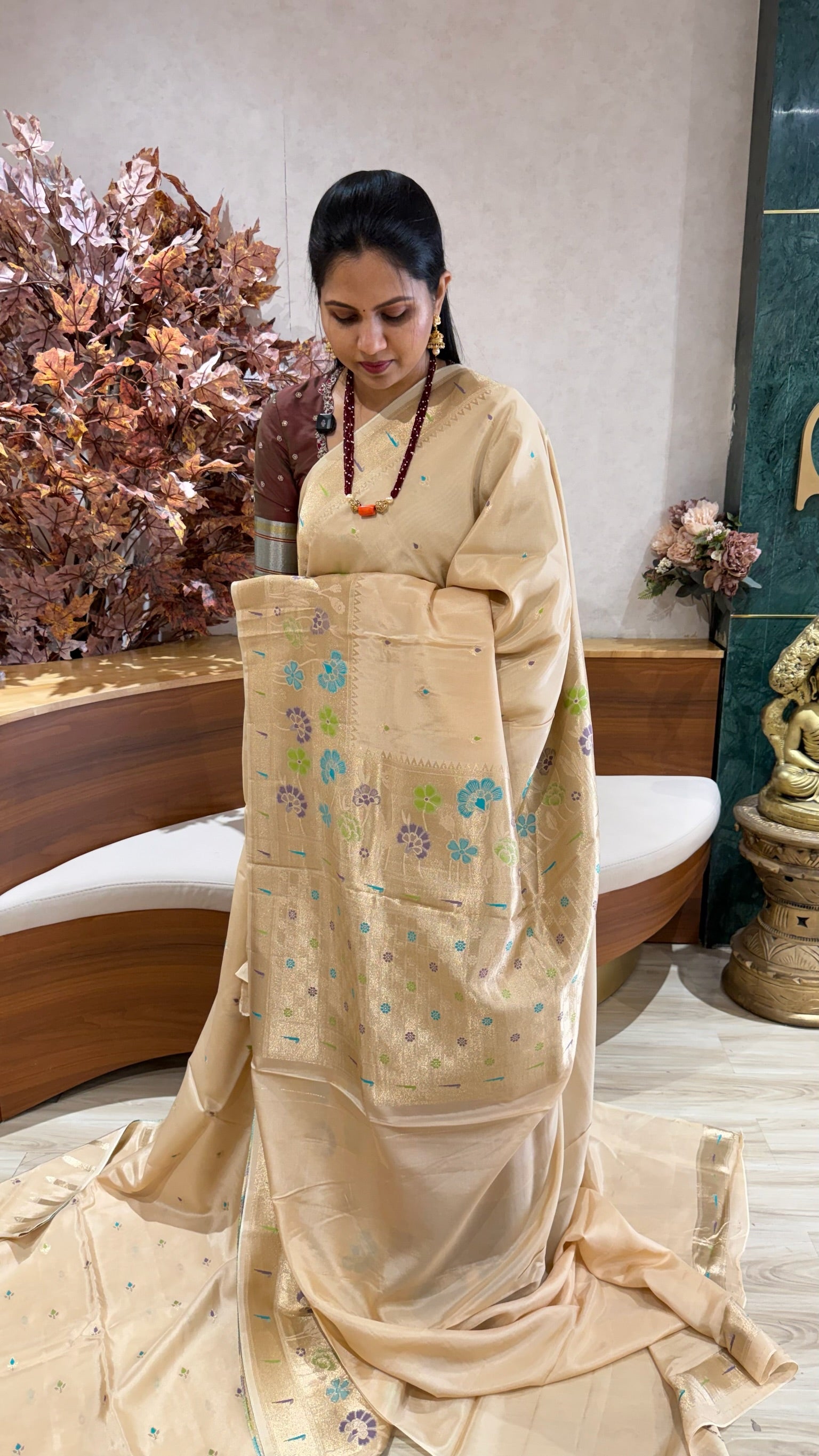 Tussar georgette