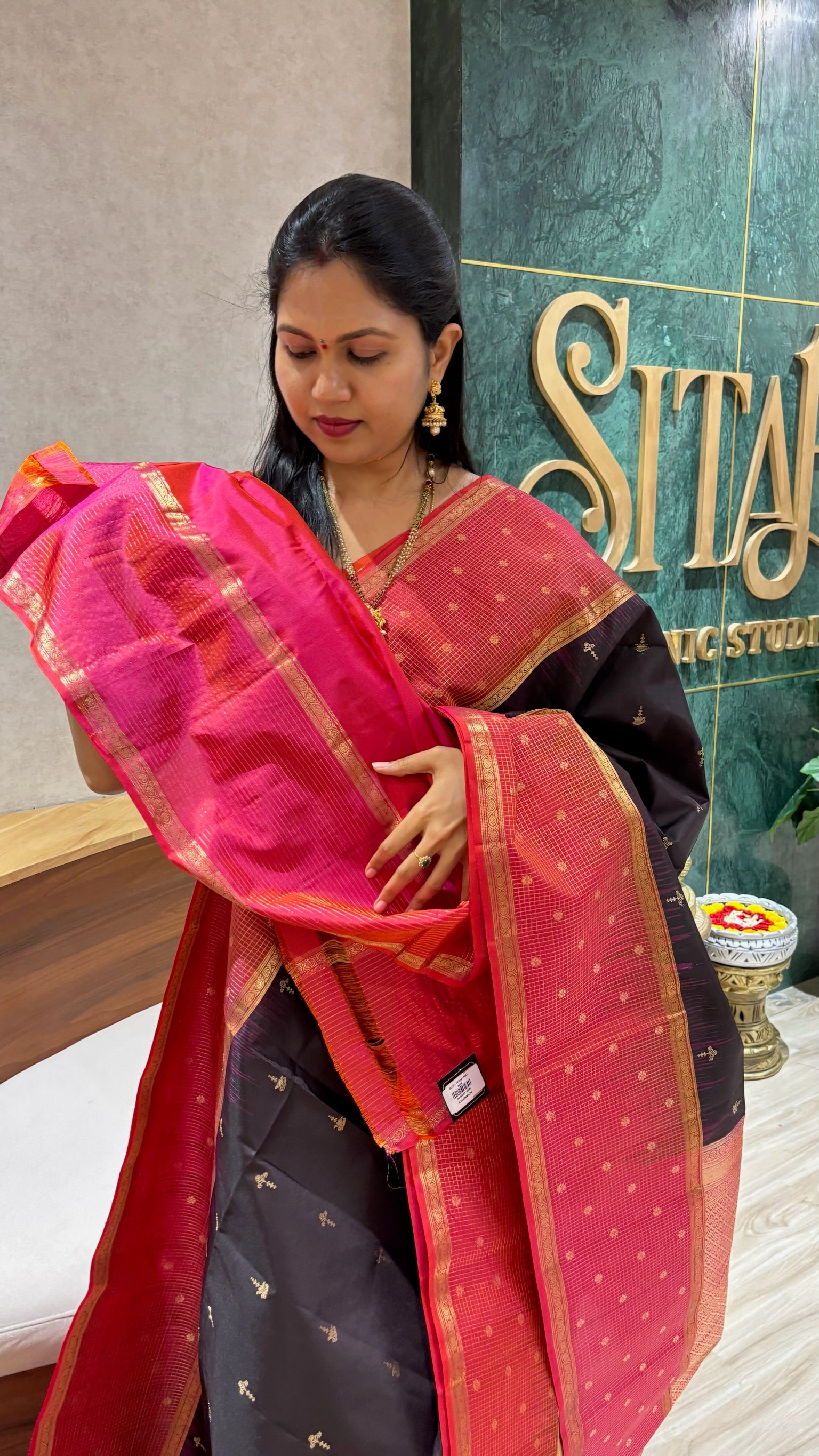 Kanchi pattu brown