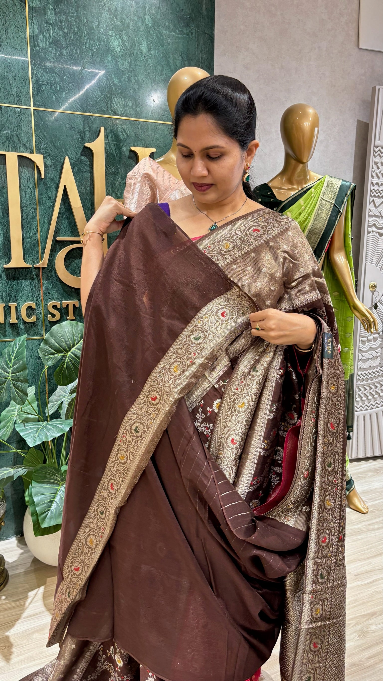 Tussar georgette