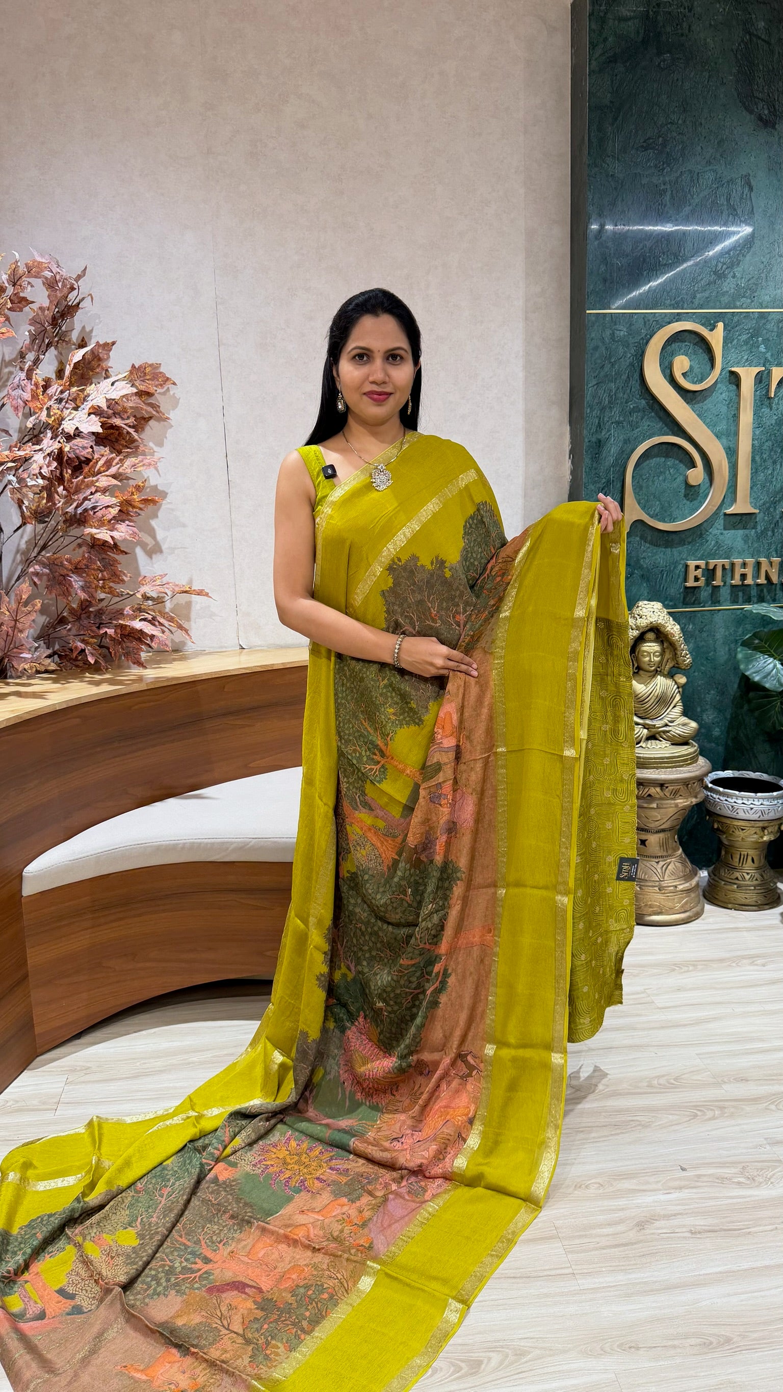 Pure chinnon chiffon