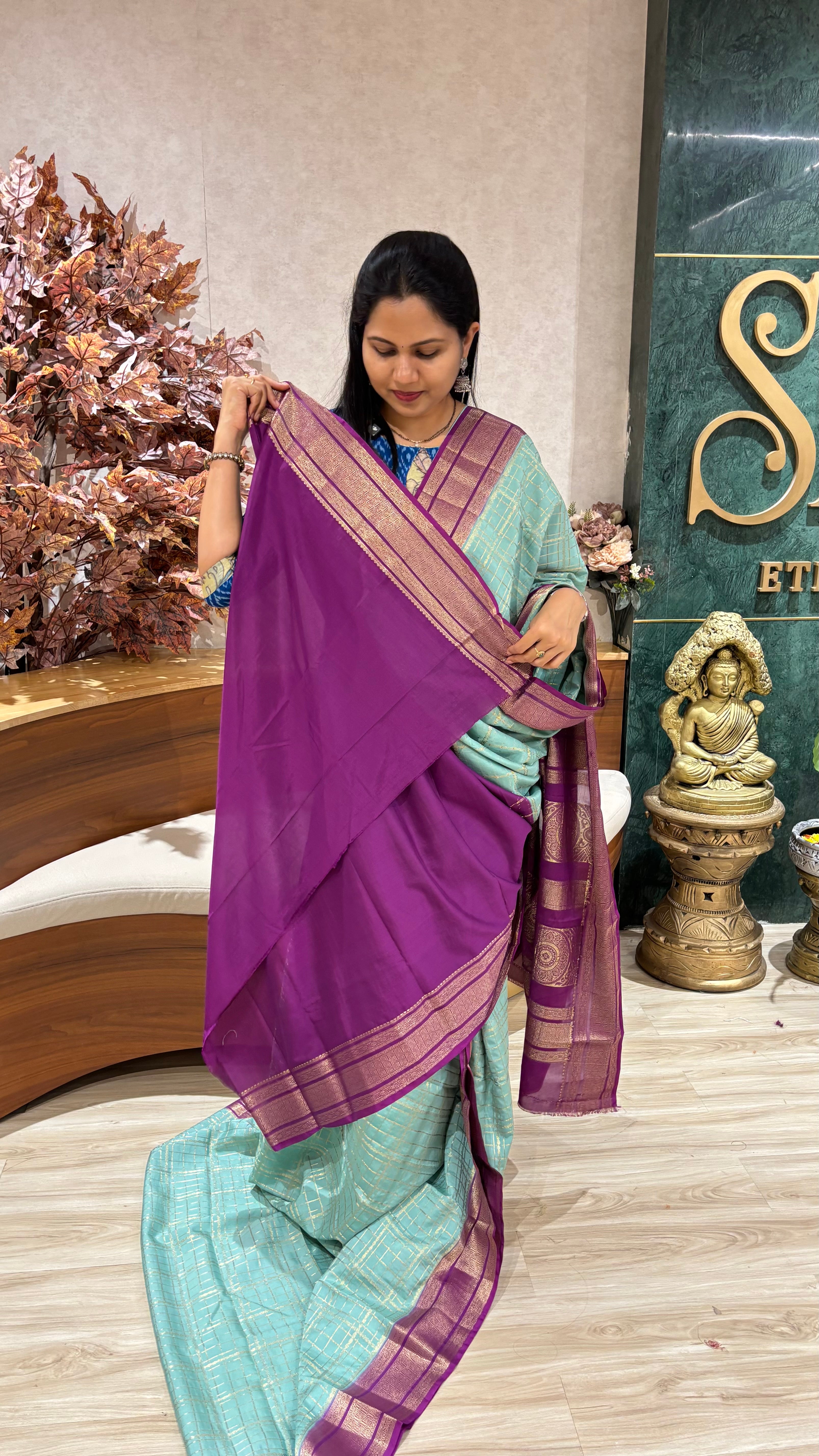 Fancy mysore silk