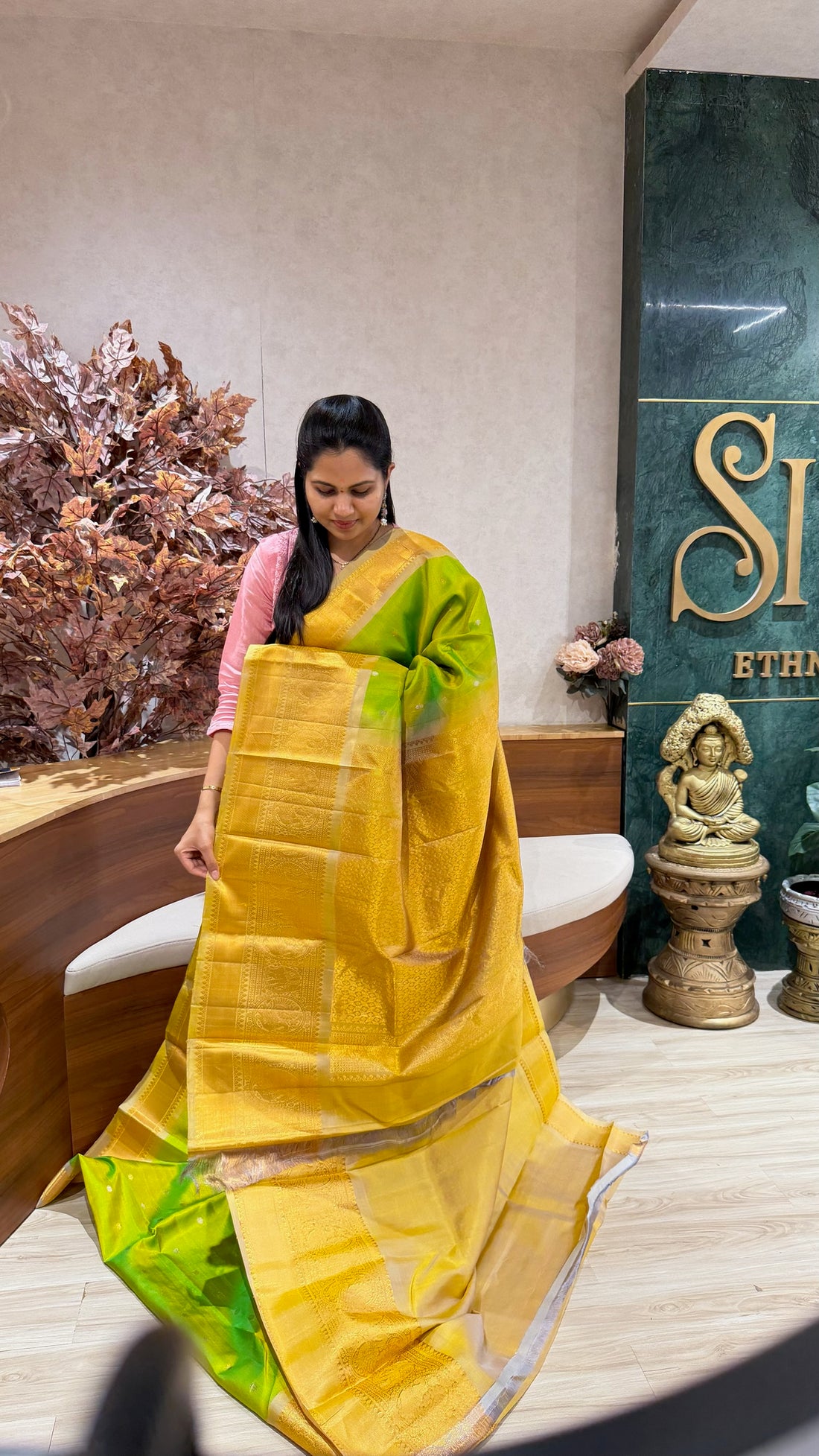 Handloom gadwal pattu
