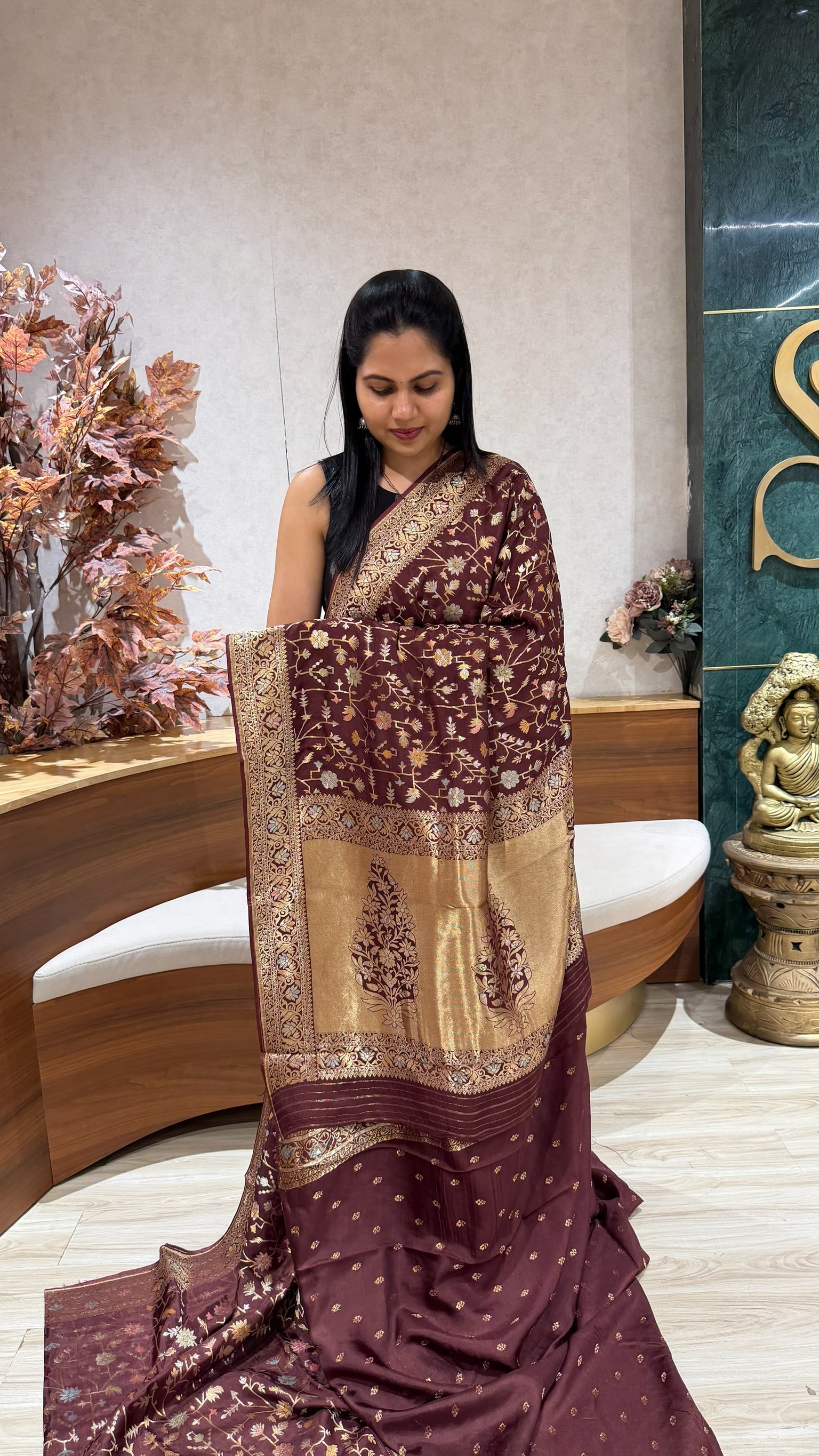 Fancy munga jhamdani weaving