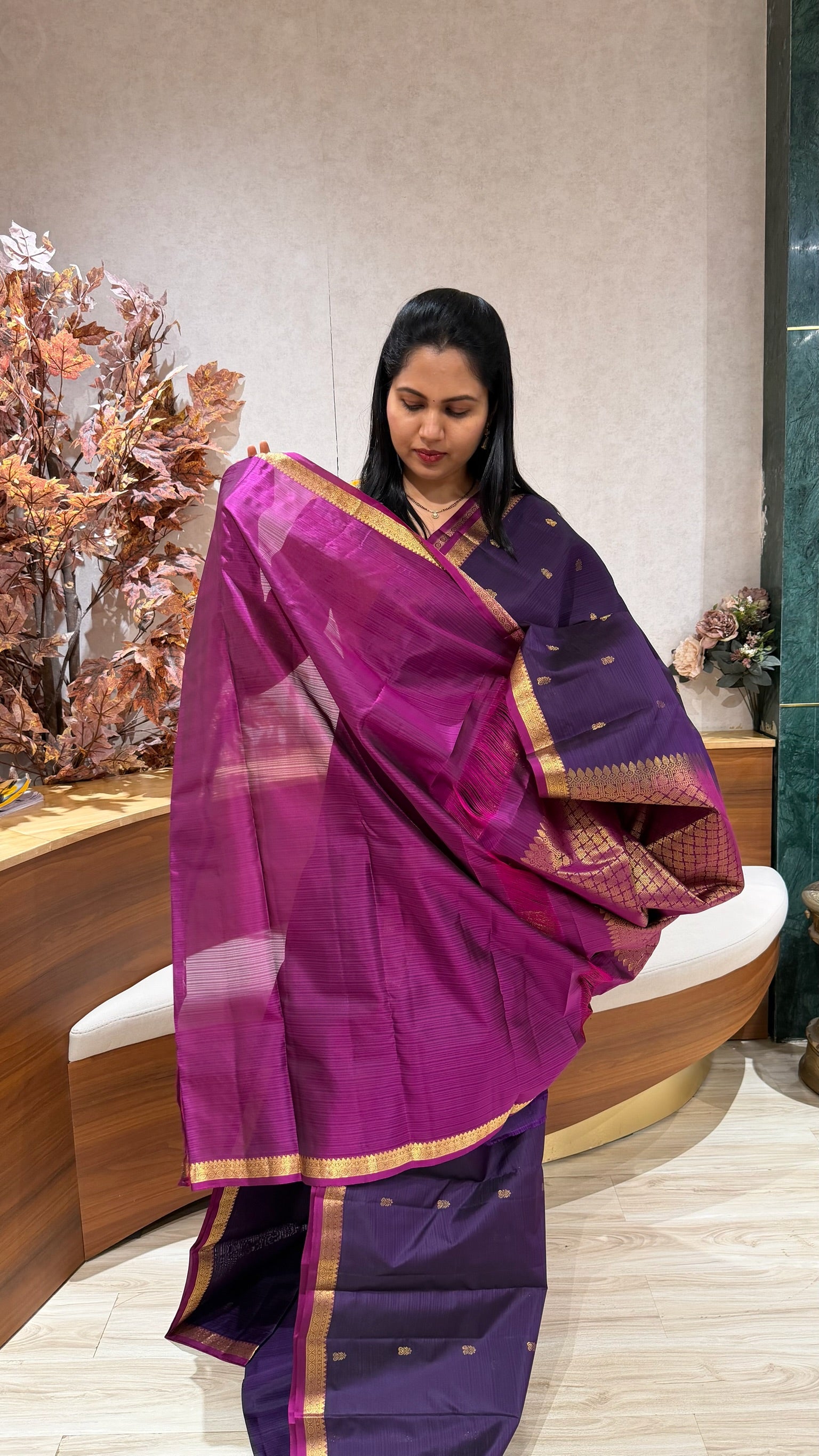 Small border kanchi pattu