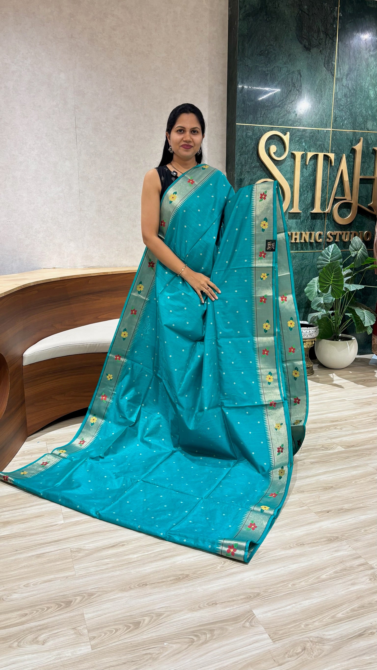 Tussar paithani