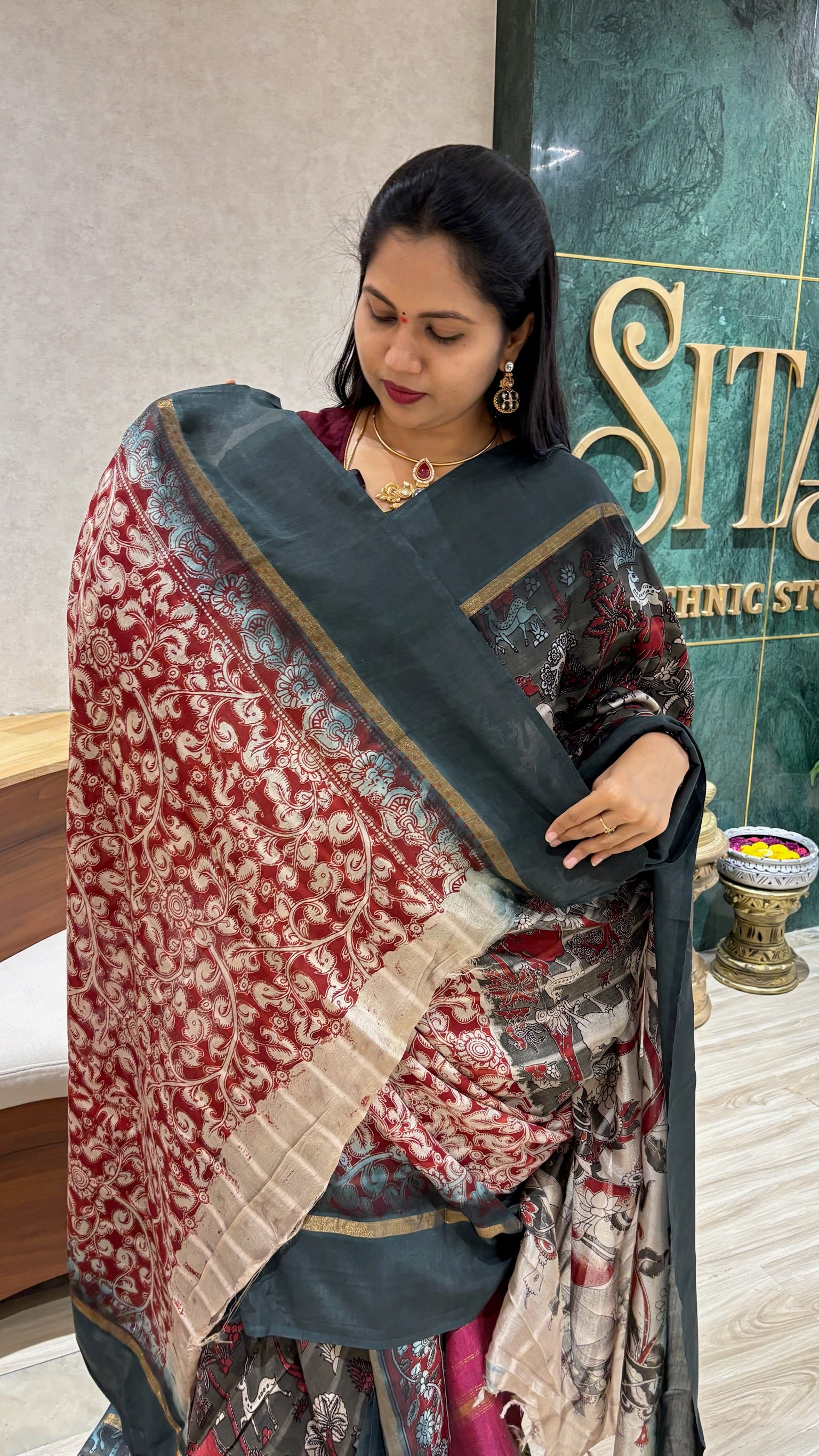 Mangalagiri silk saree
