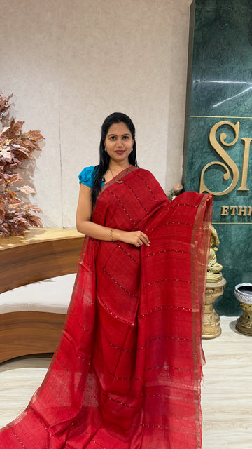 Handloom muslin kora