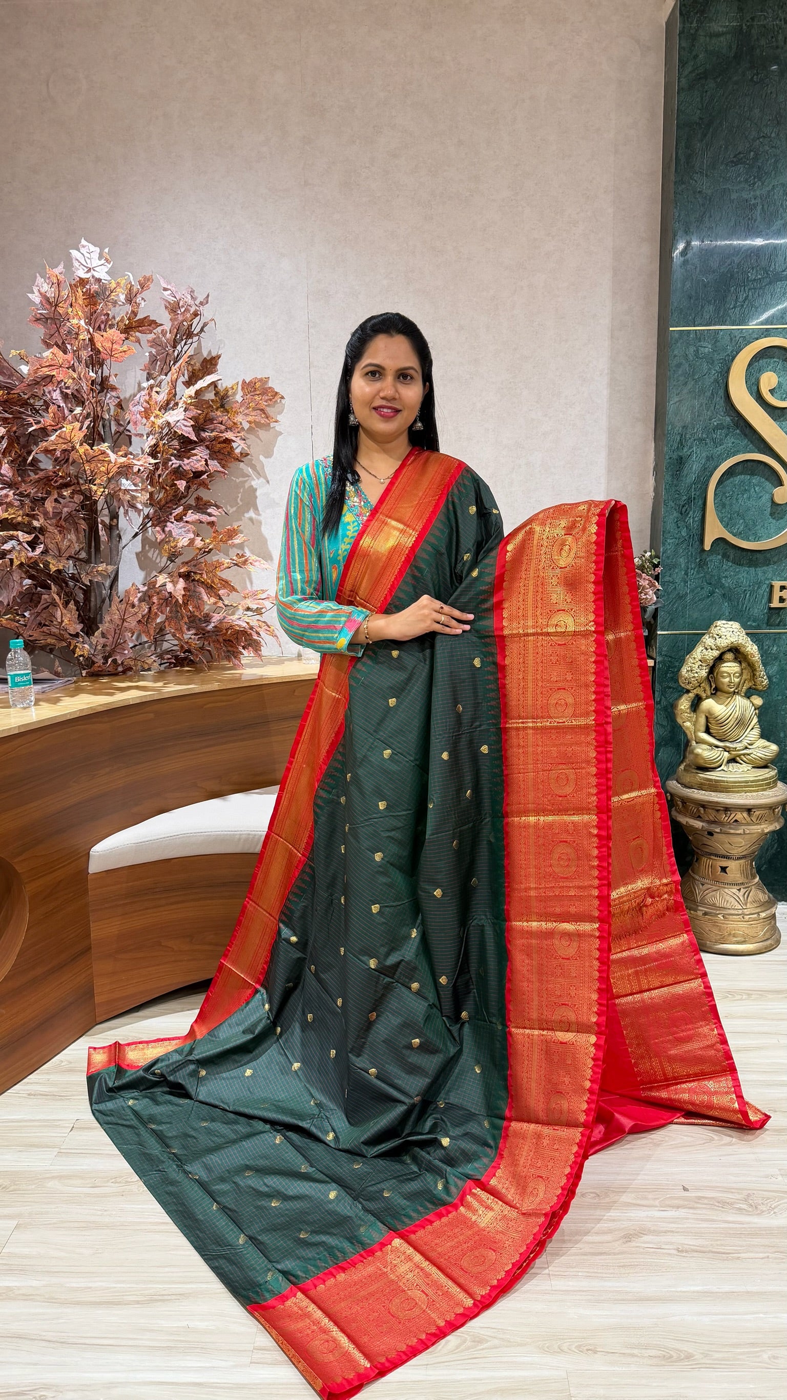 Semi Gadwal Green