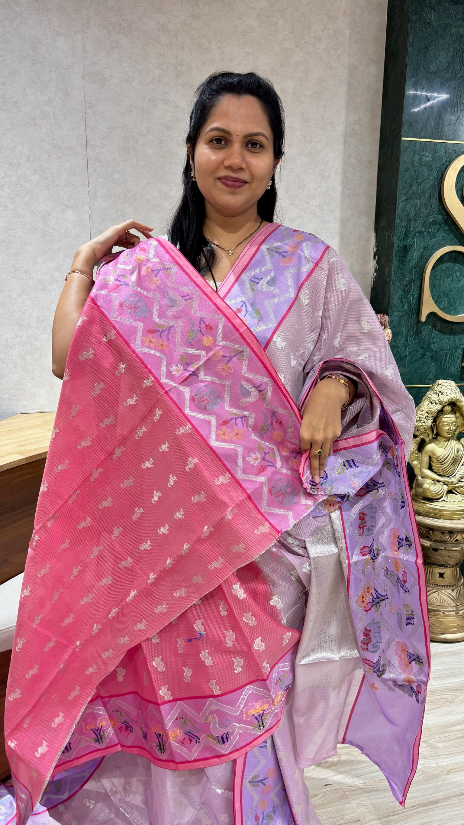 Kota saree lavendar