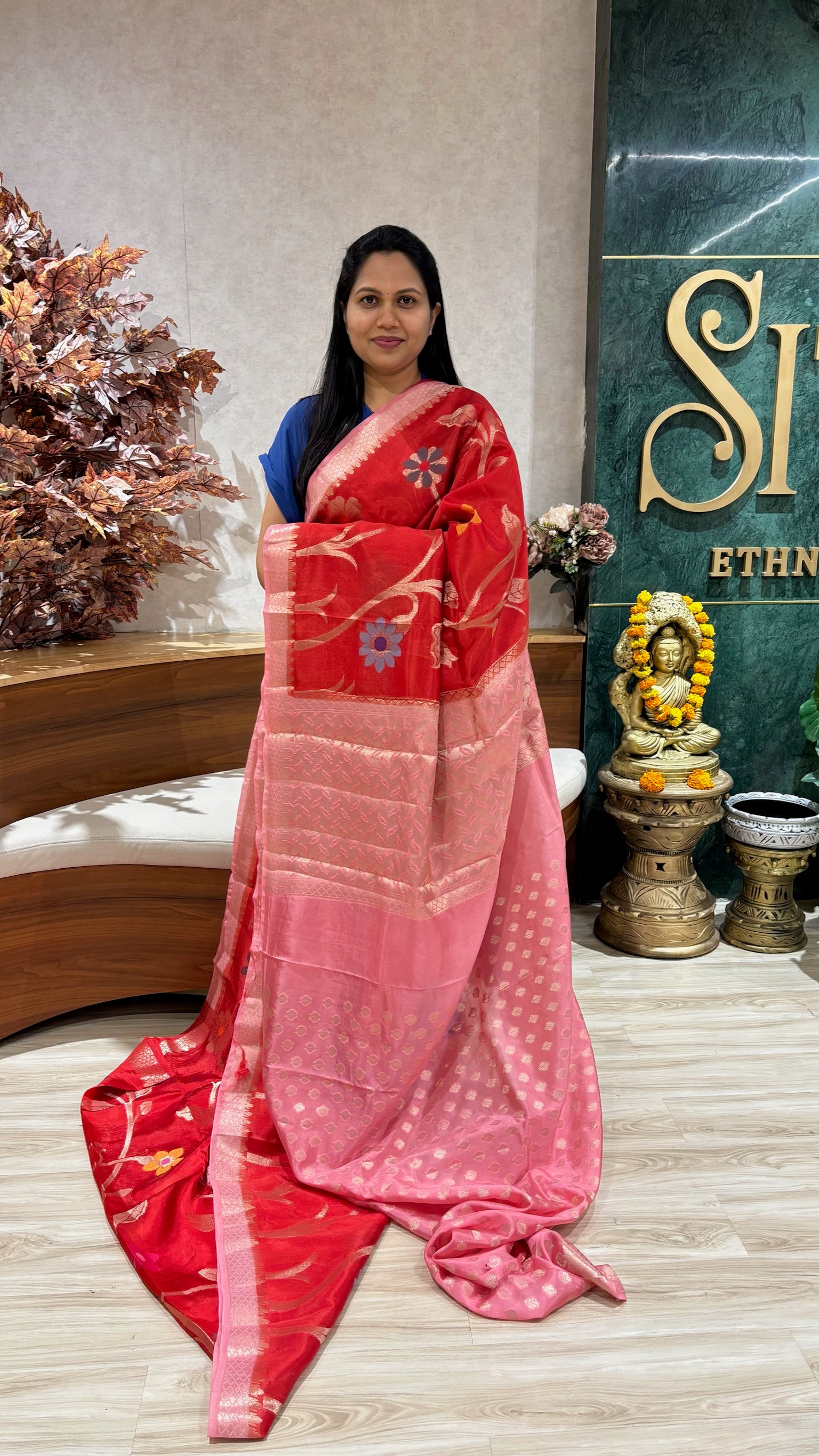 Banaras allover weaving