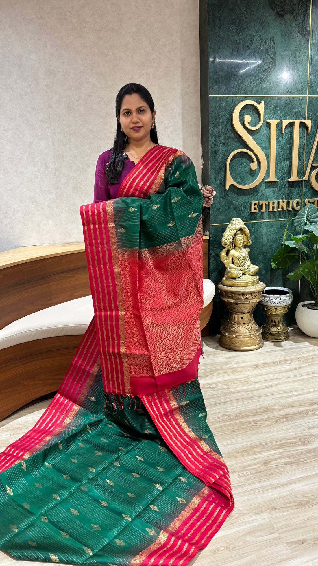 Handloom Light weight kanchi pattu