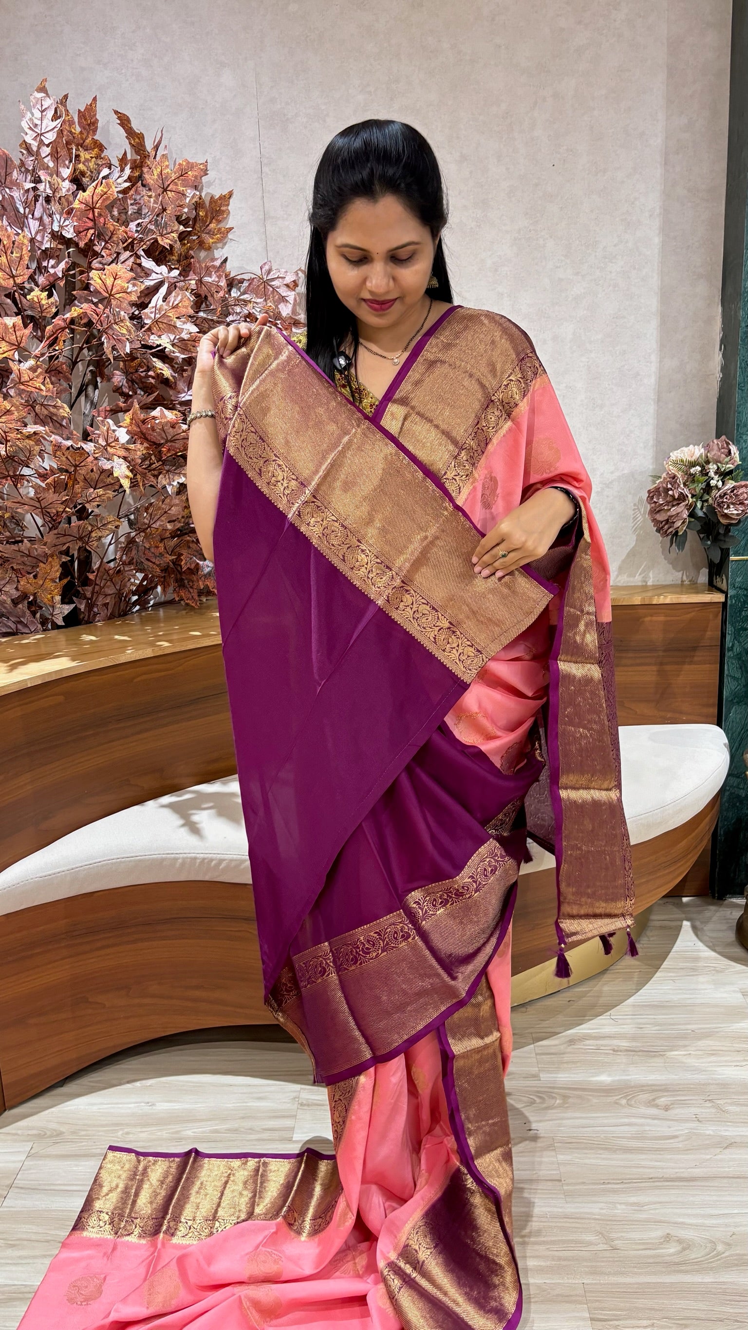 Mysore silk Kanchi borders