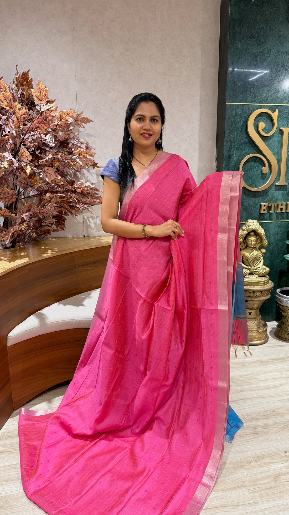 Cotton silk