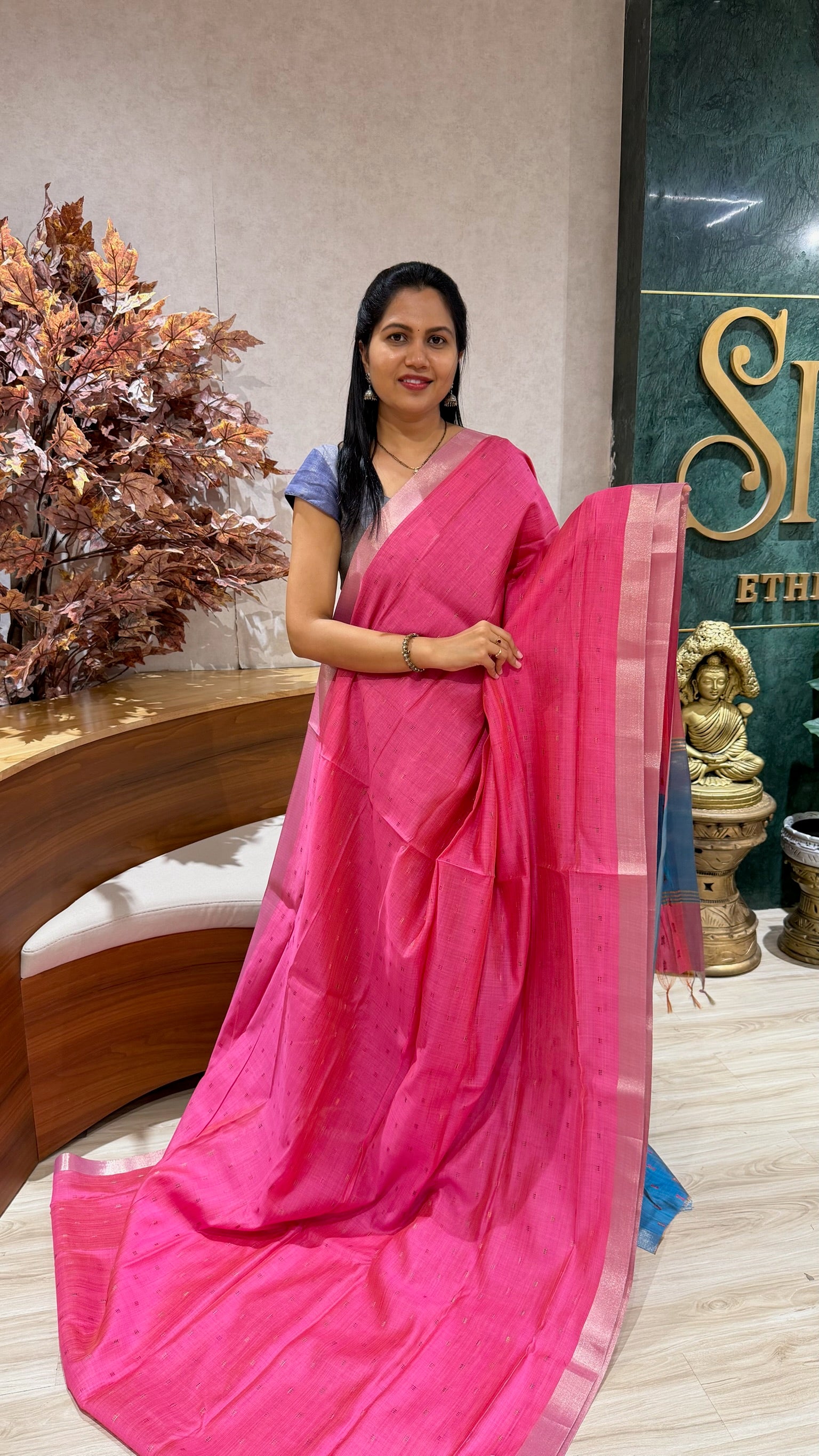Cotton silk