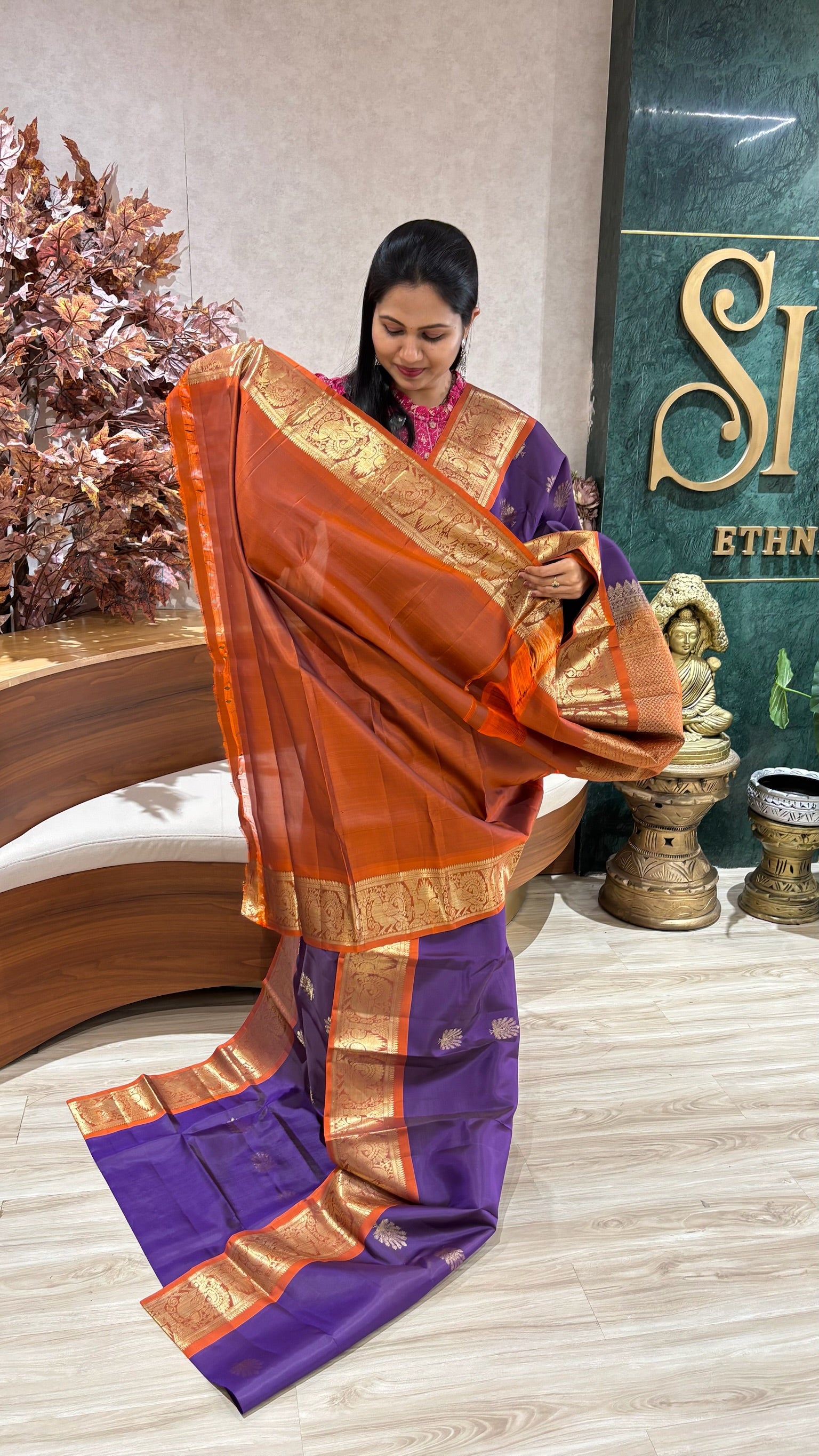 Lightweight handloom kanchi pattu