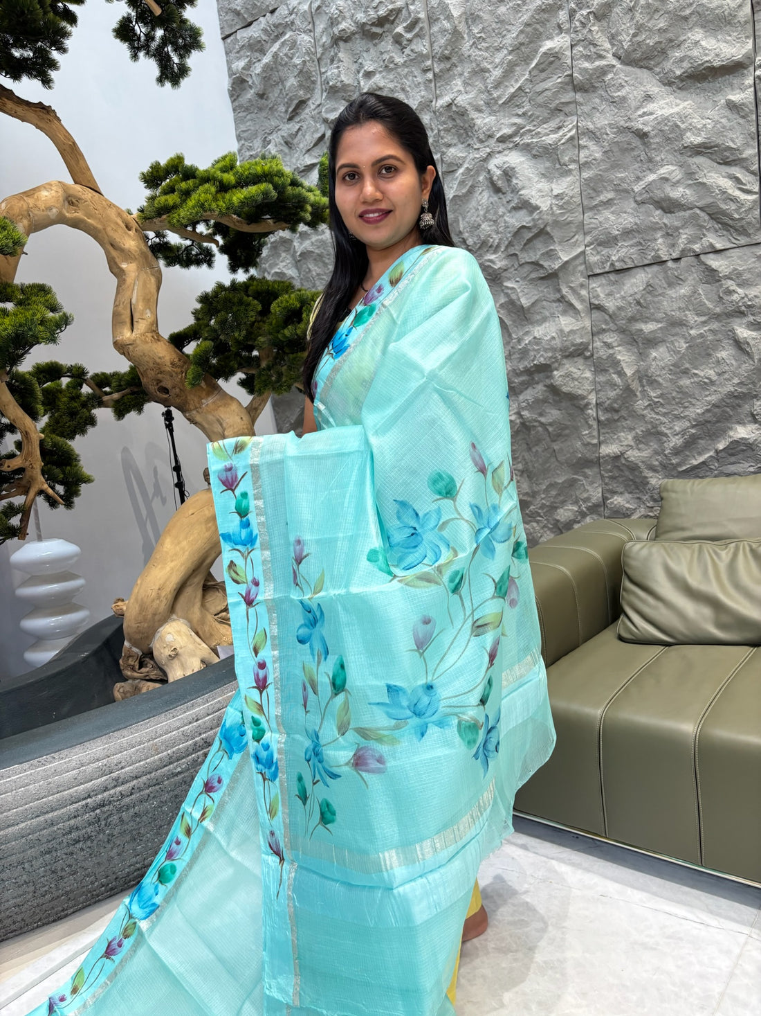 Tussar kota saree