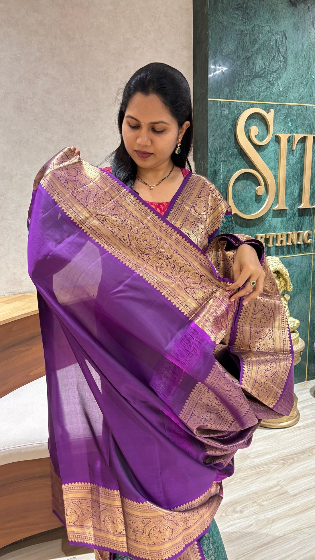 Handloom kanchi light weight