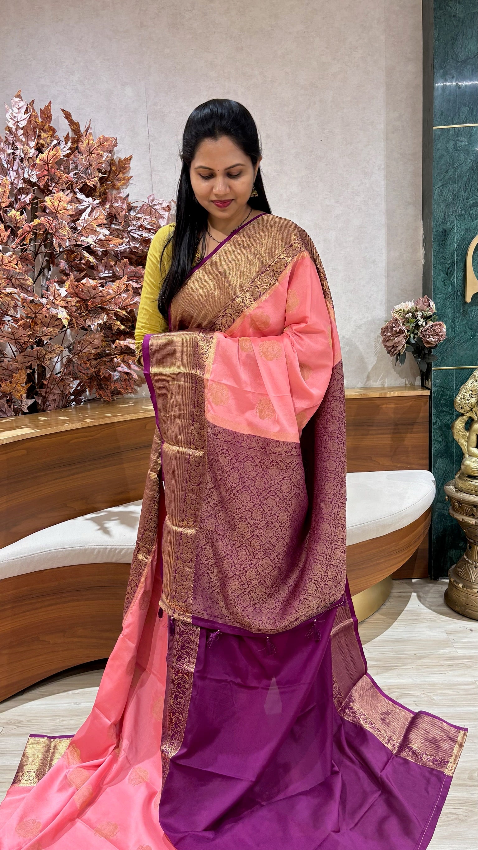 Mysore silk Kanchi borders