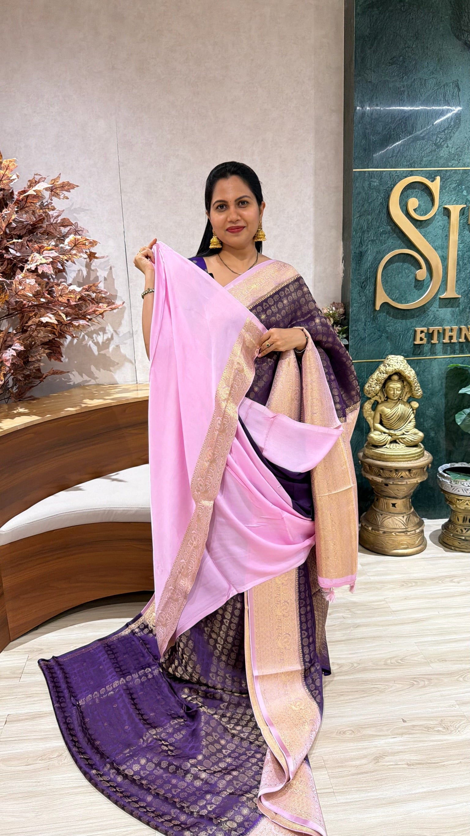 Kanchi crepe weaving