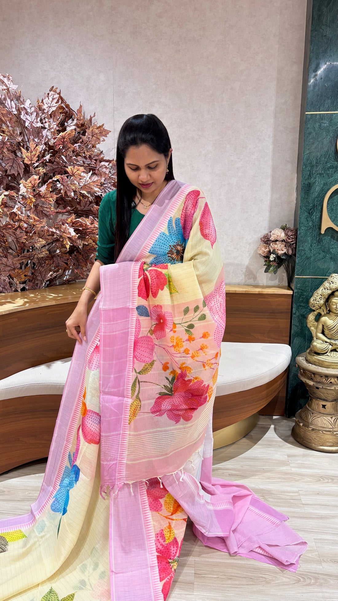 Handloom cotton saree