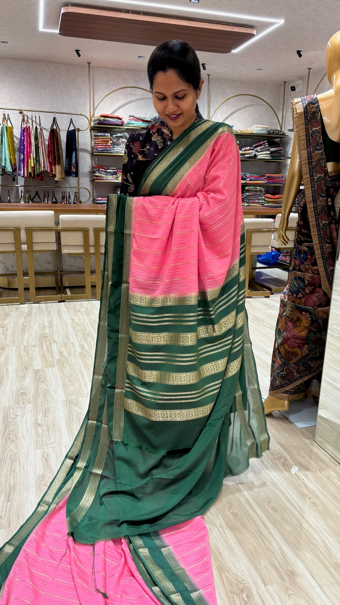 Fancy Mysore silk