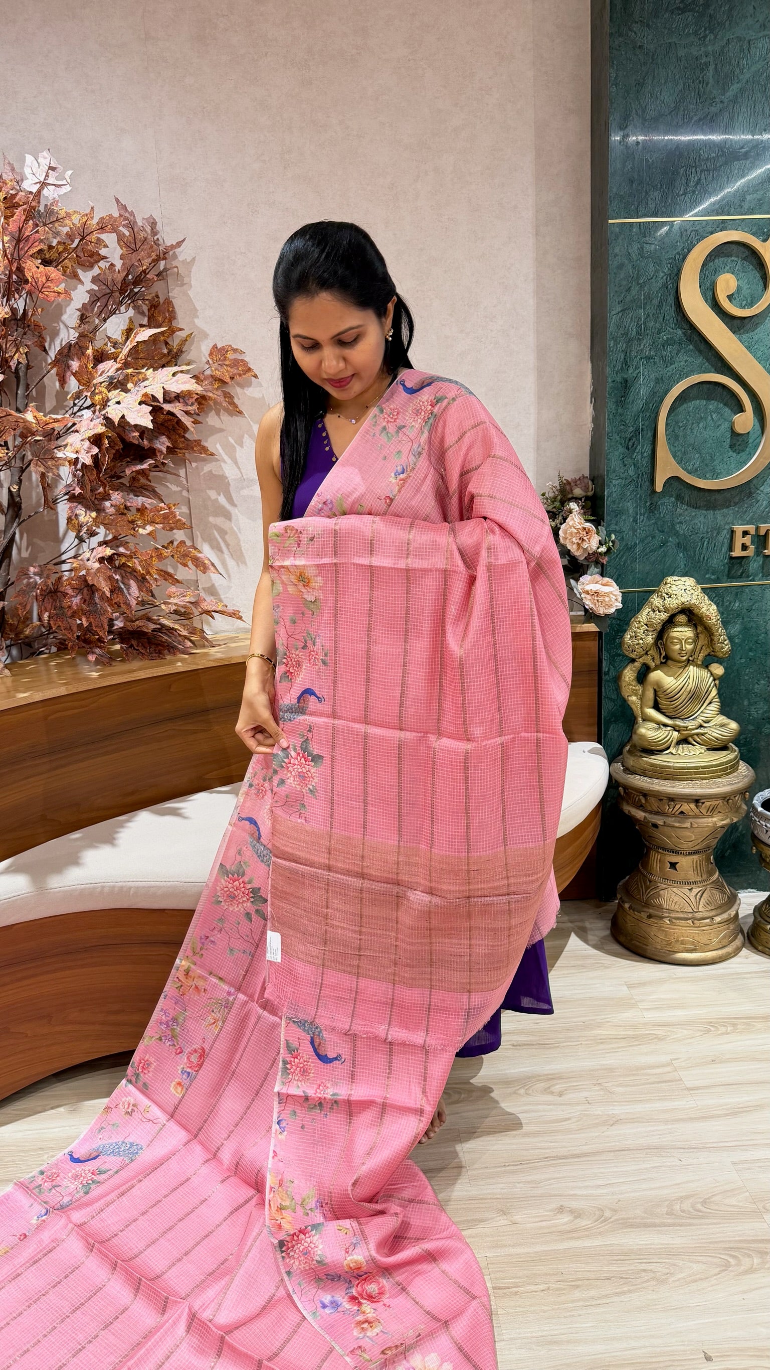 Handloom tussar Kota