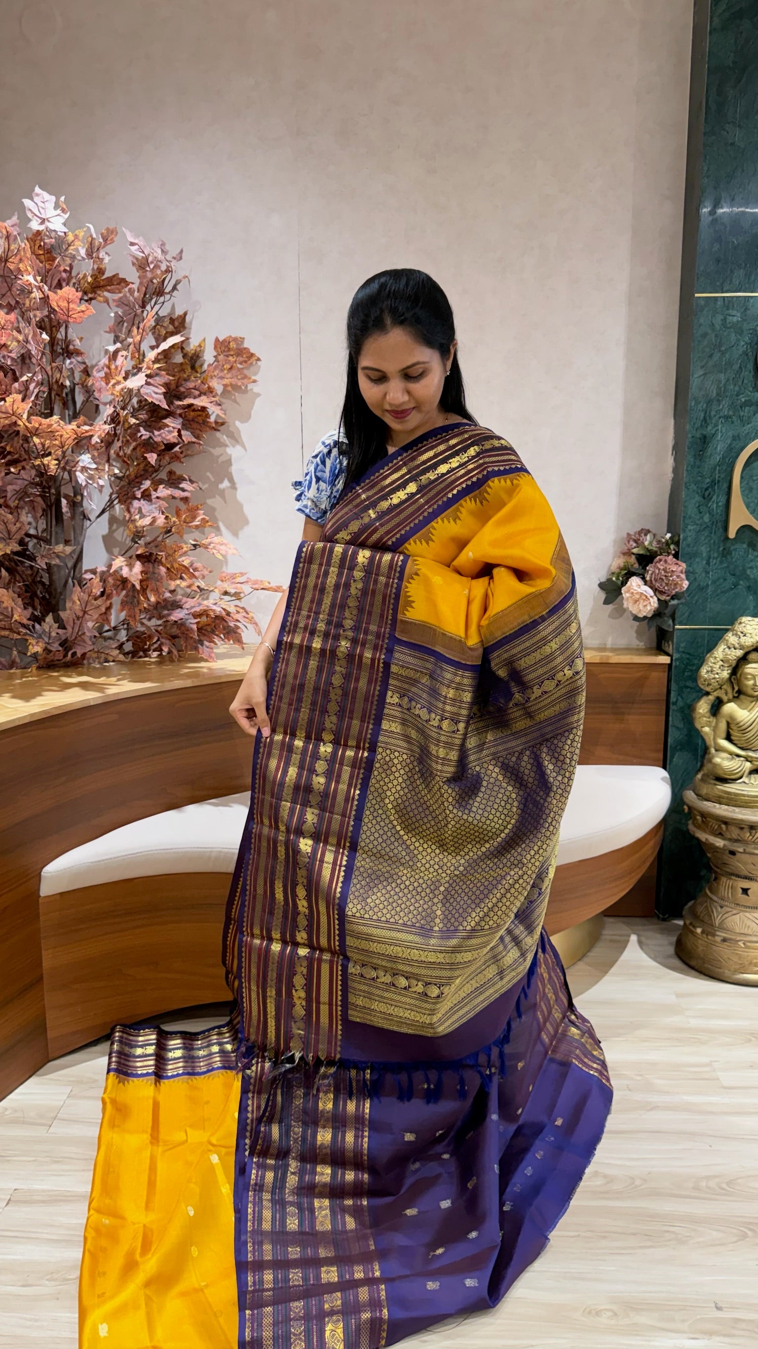 Handloom Gadwal pattu