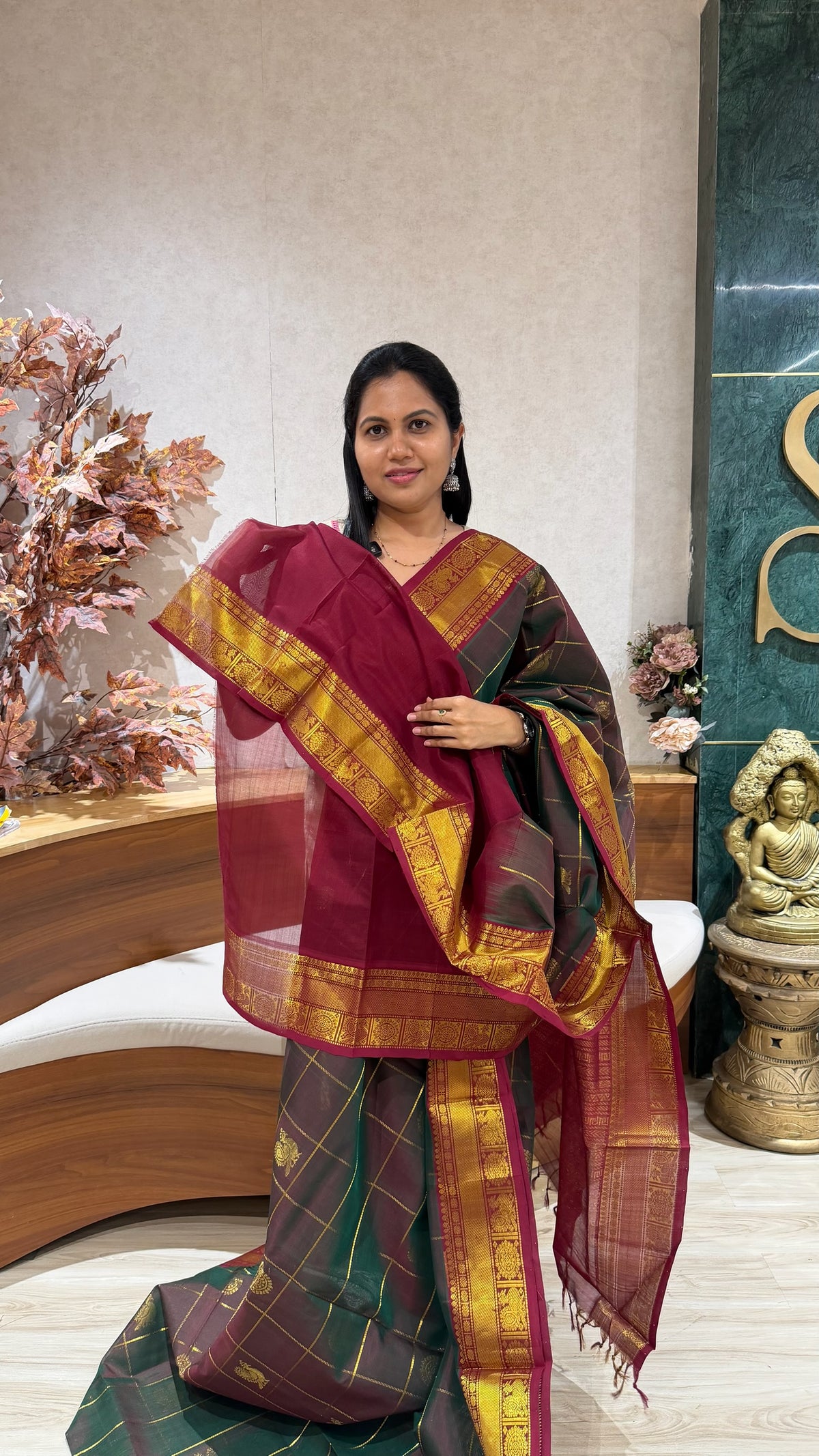Handloom silk cotton
