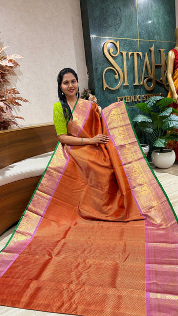 Handloom brocade gadwal